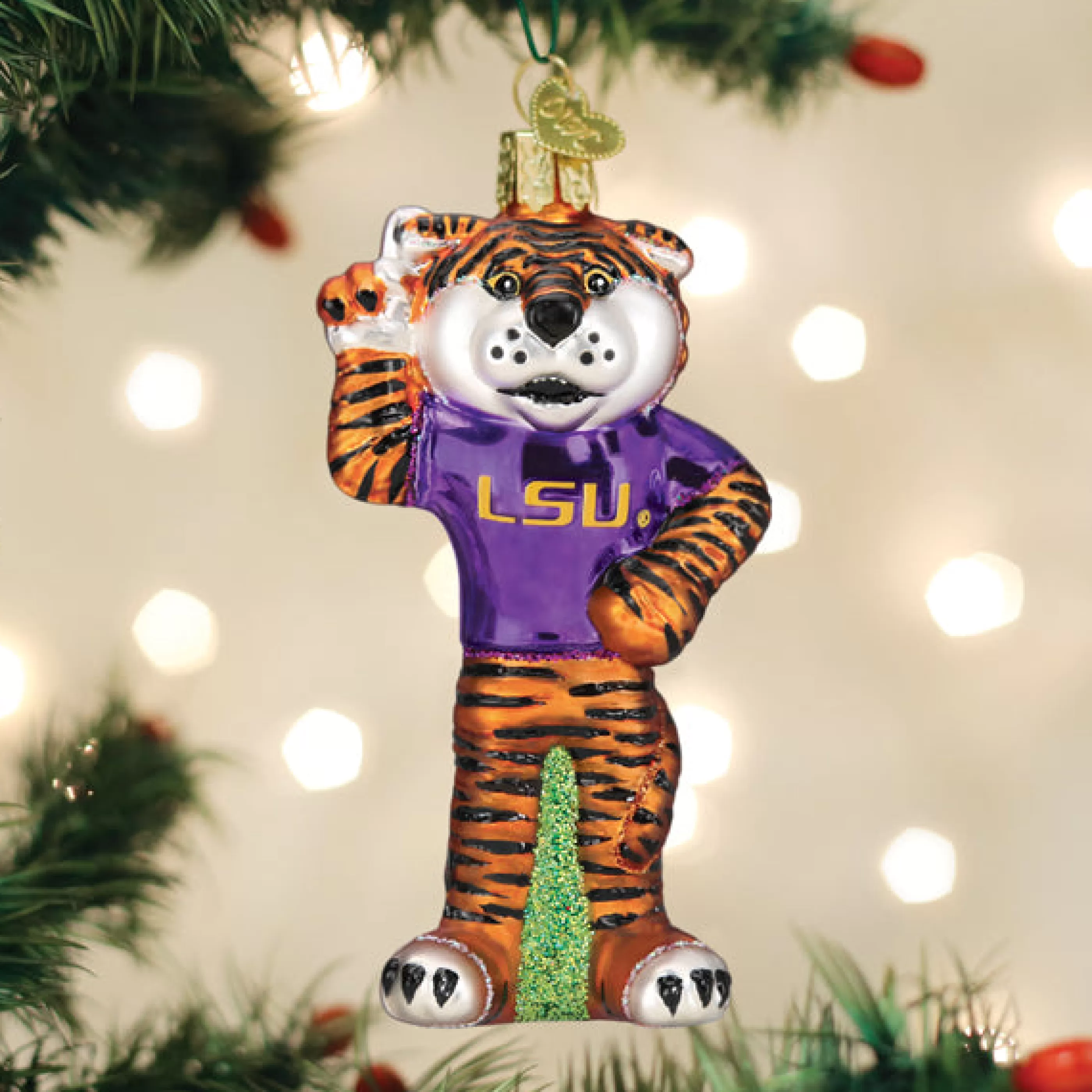 EAST WEST Lsu Mike The Tiger Ornament