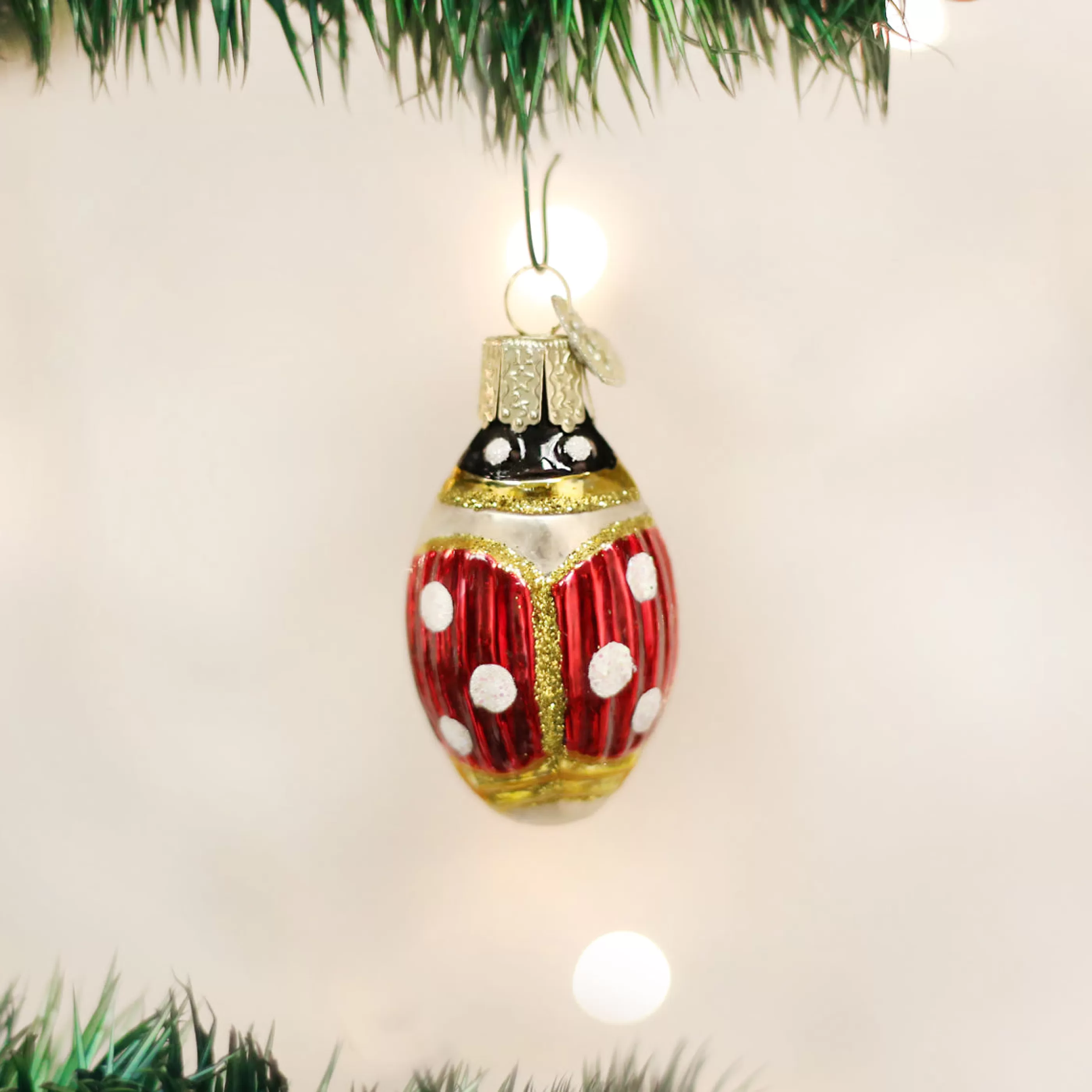 EAST WEST Lucky Ladybug Ornament