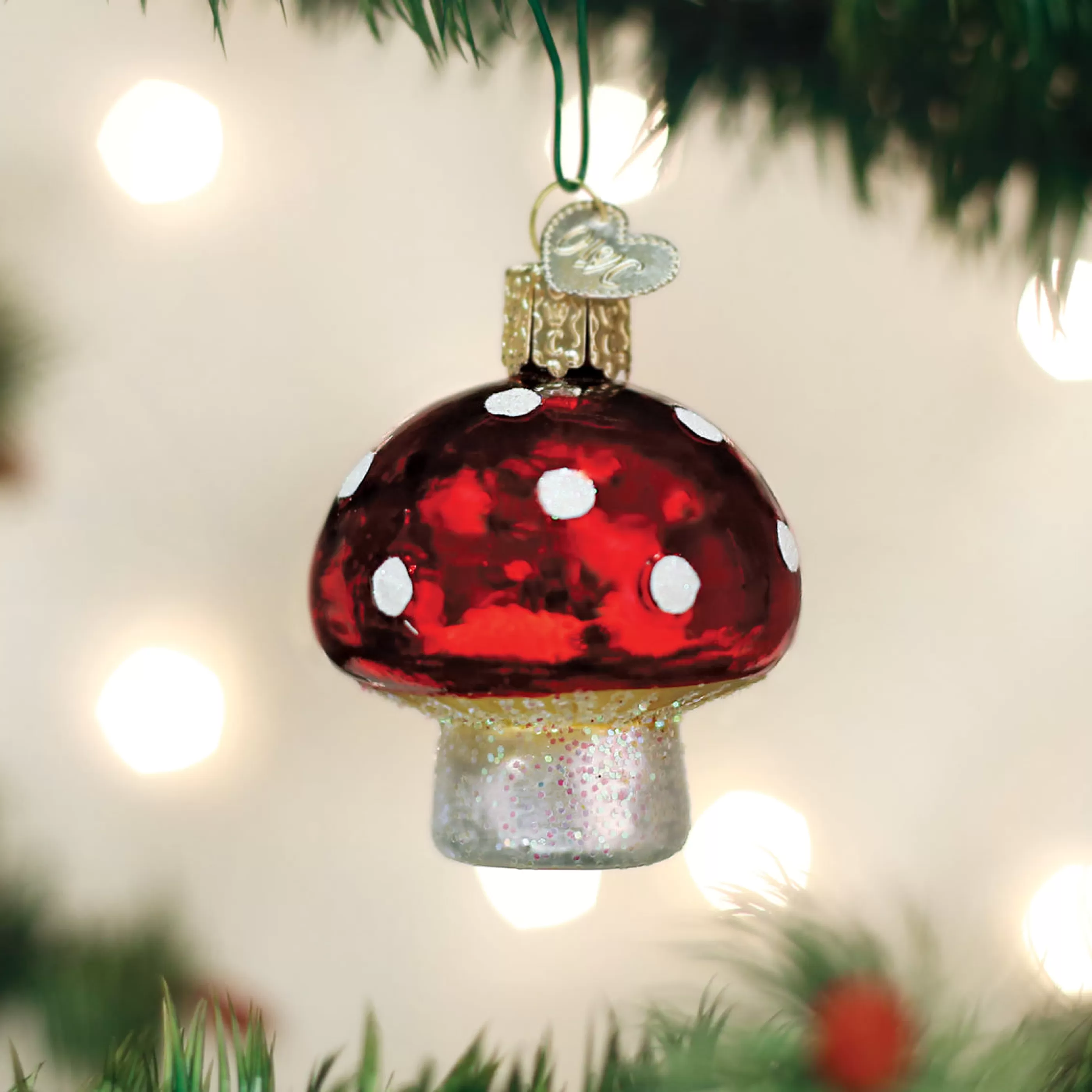 EAST WEST Lucky Mushroom Ornament