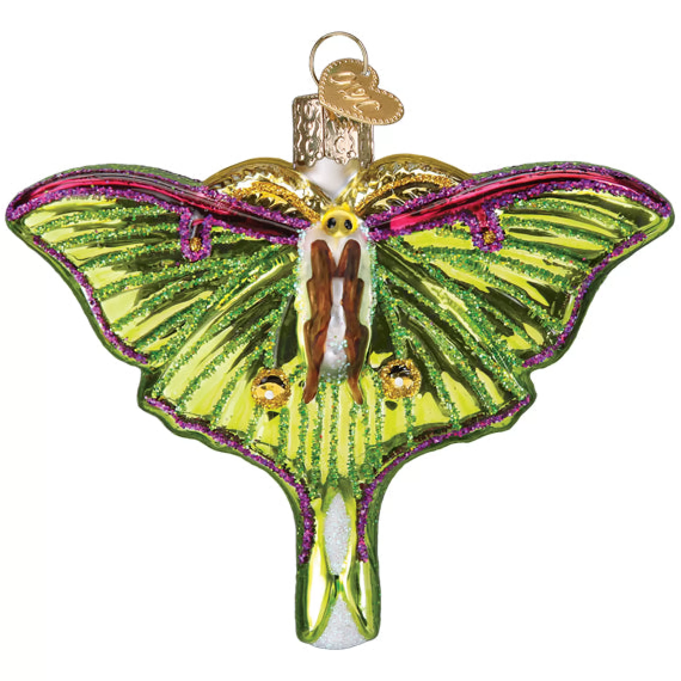 EAST WEST Luna Moth Ornament