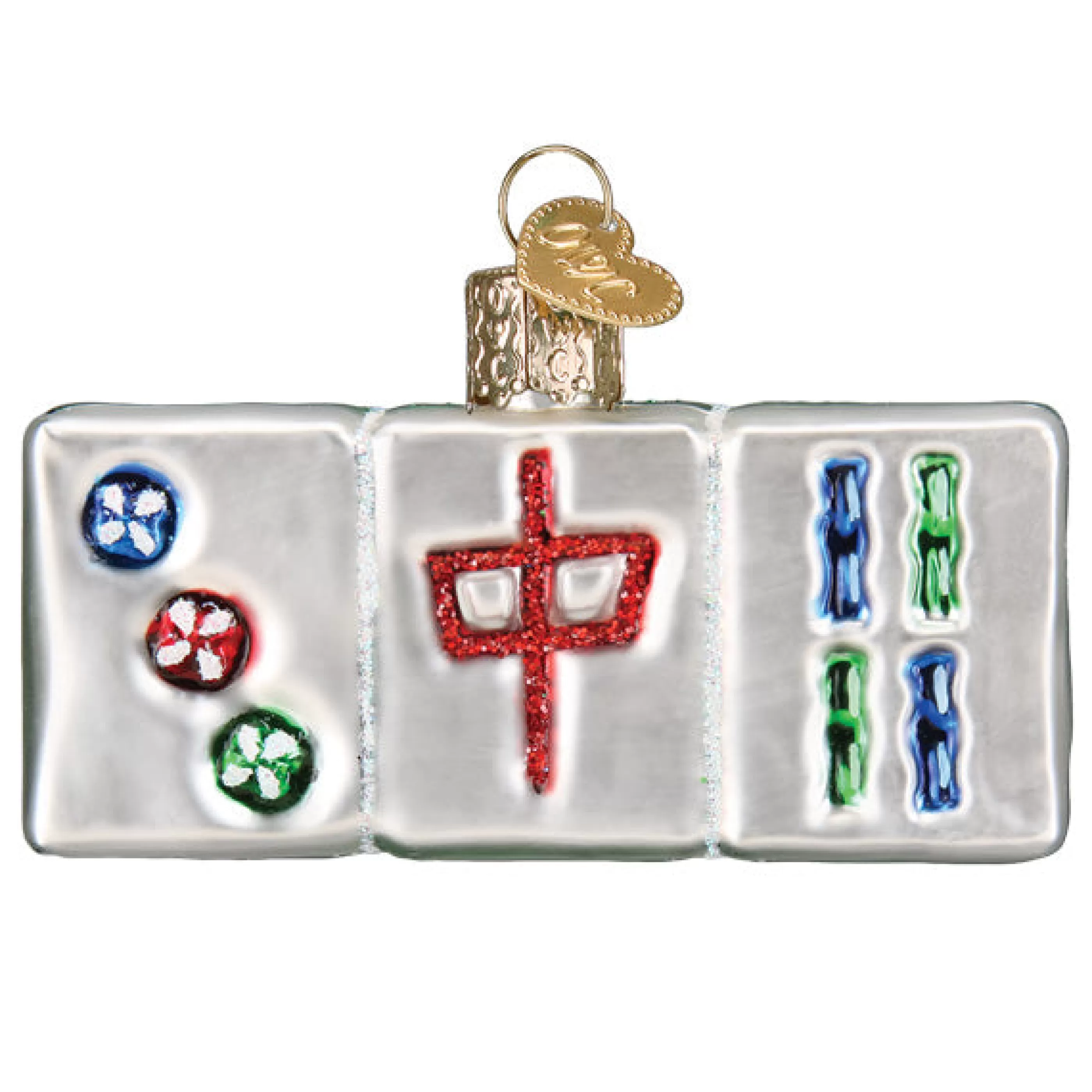 EAST WEST Mahjong Ornament