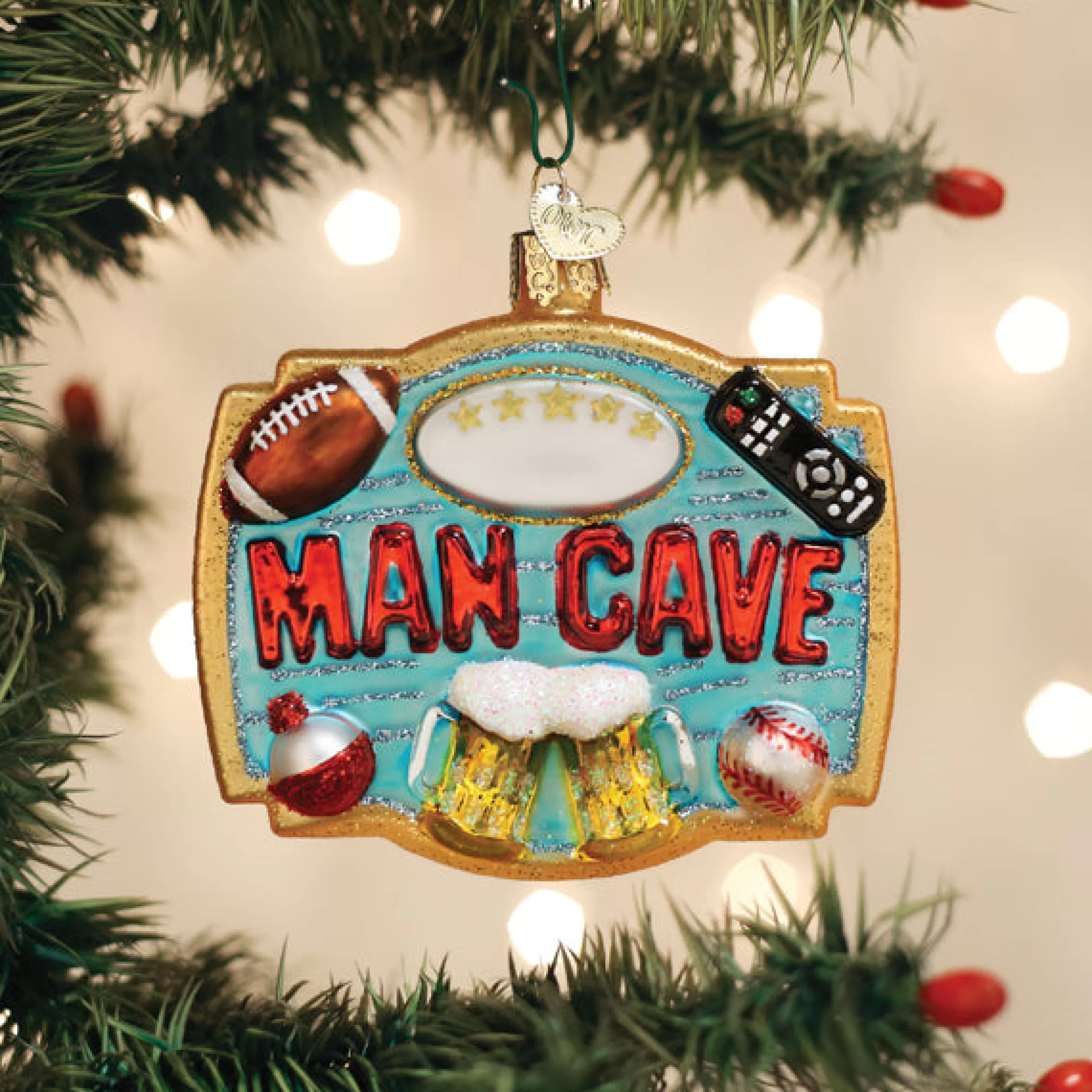 EAST WEST Man Cave Ornament