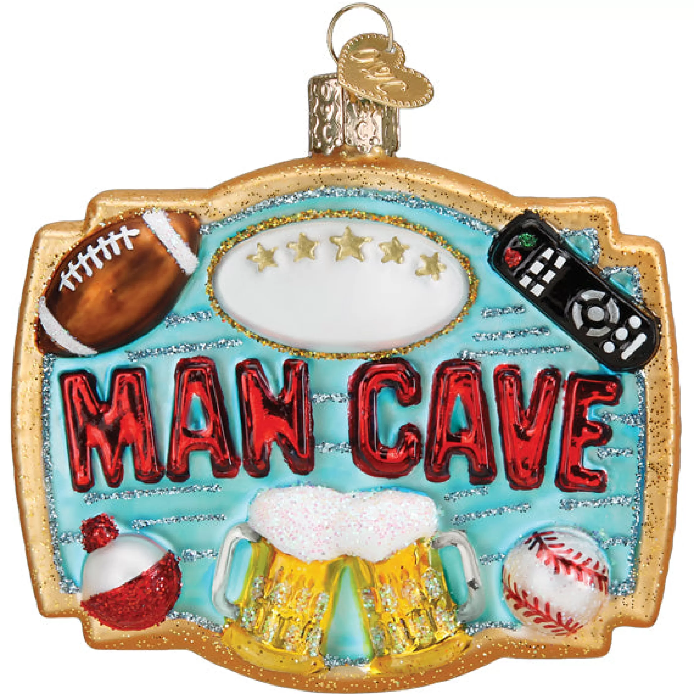 EAST WEST Man Cave Ornament