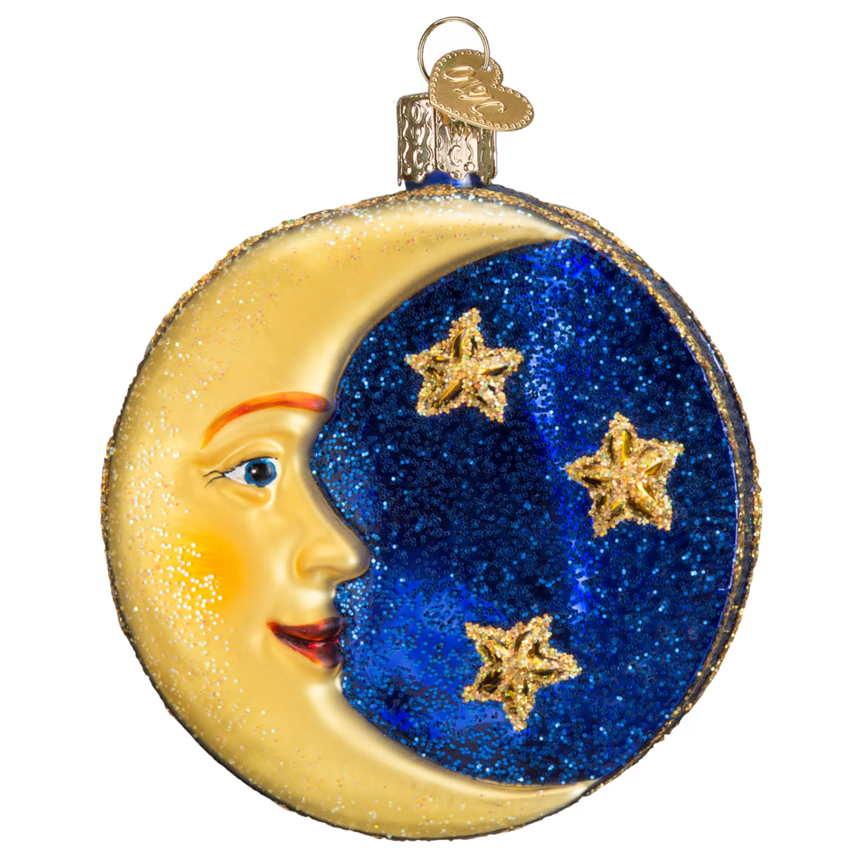 Kasa World Ltd Man In The Moon Ornament