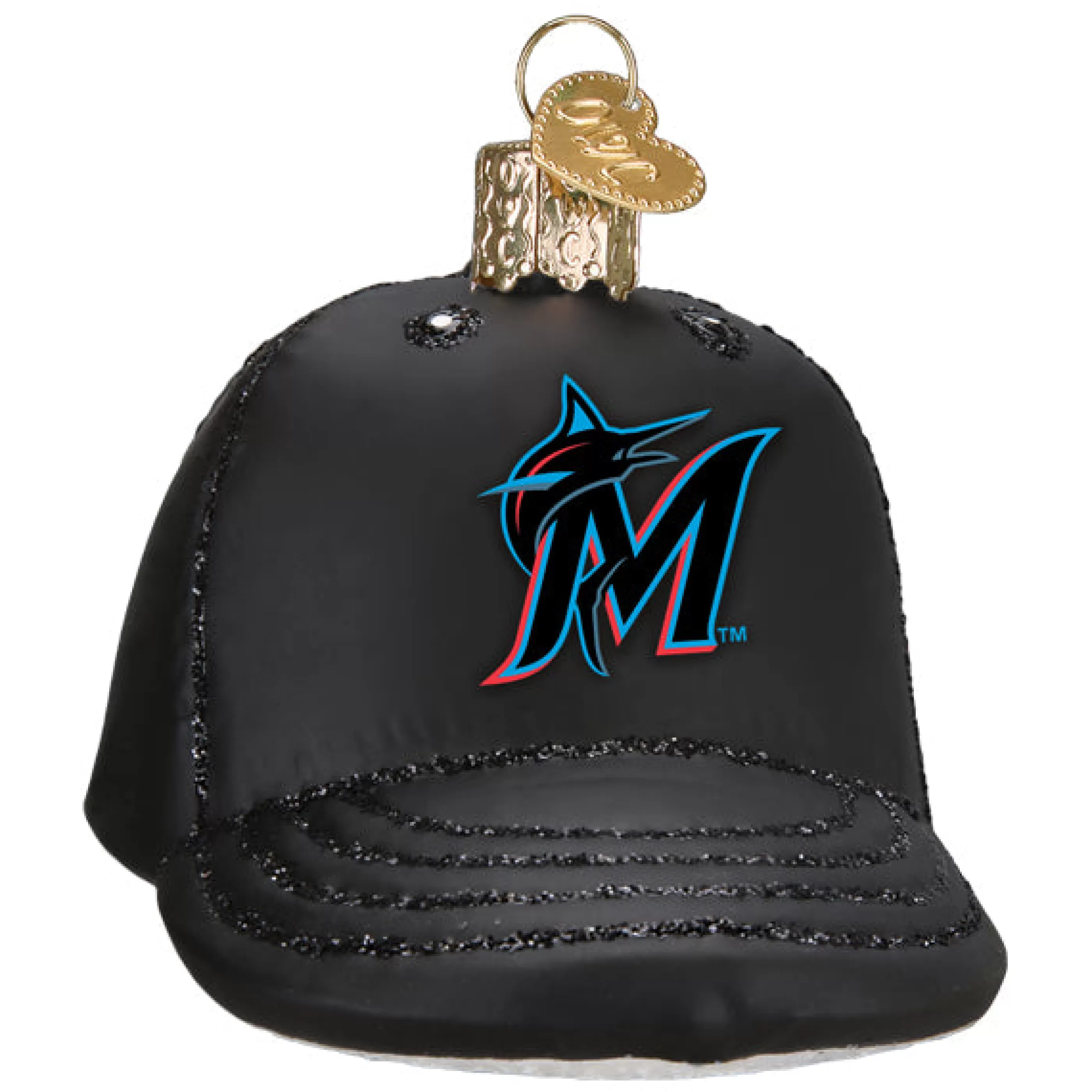 EAST WEST Marlins Baseball Cap Ornament