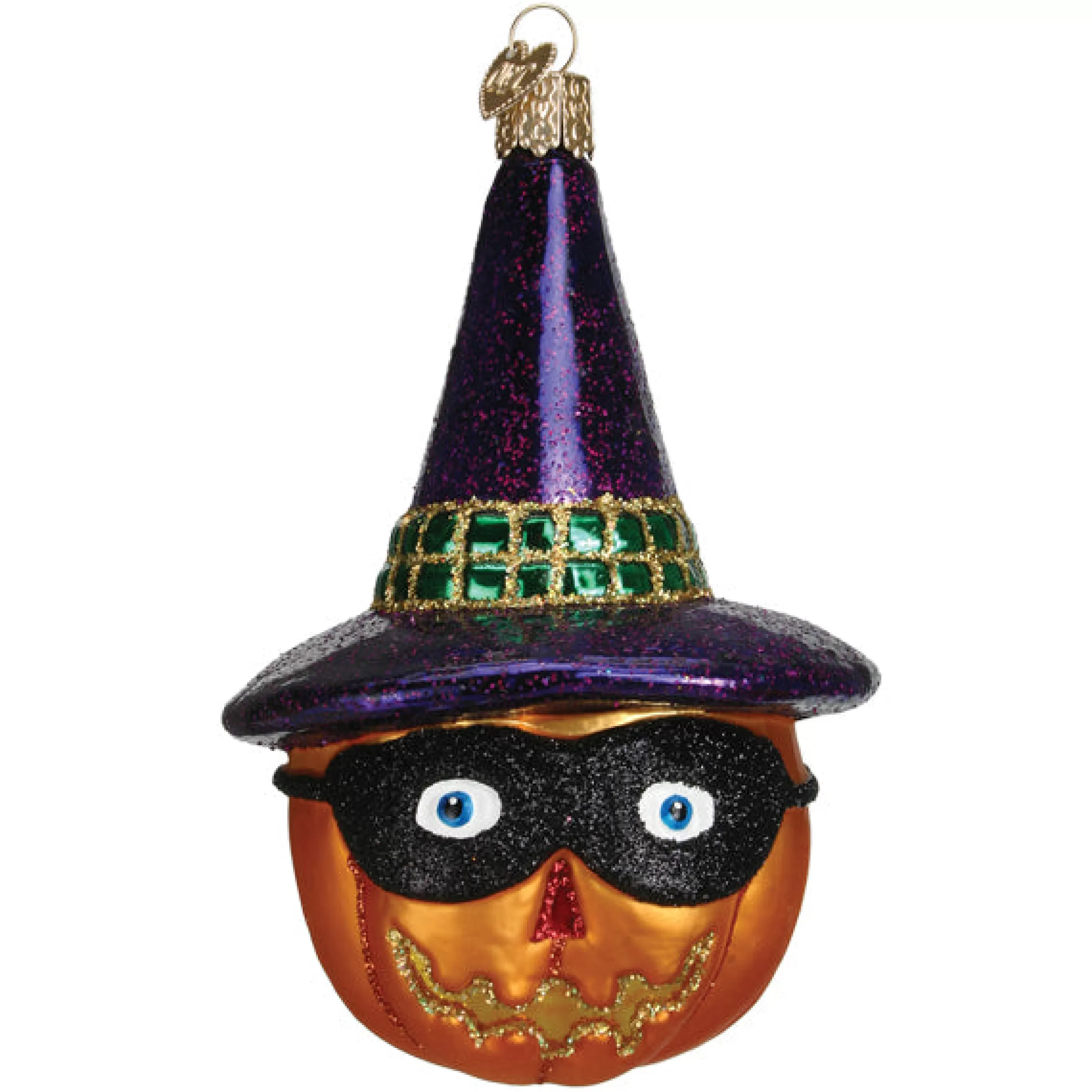 Kasa World Ltd Masked Witch Jack O'Lantern Ornament