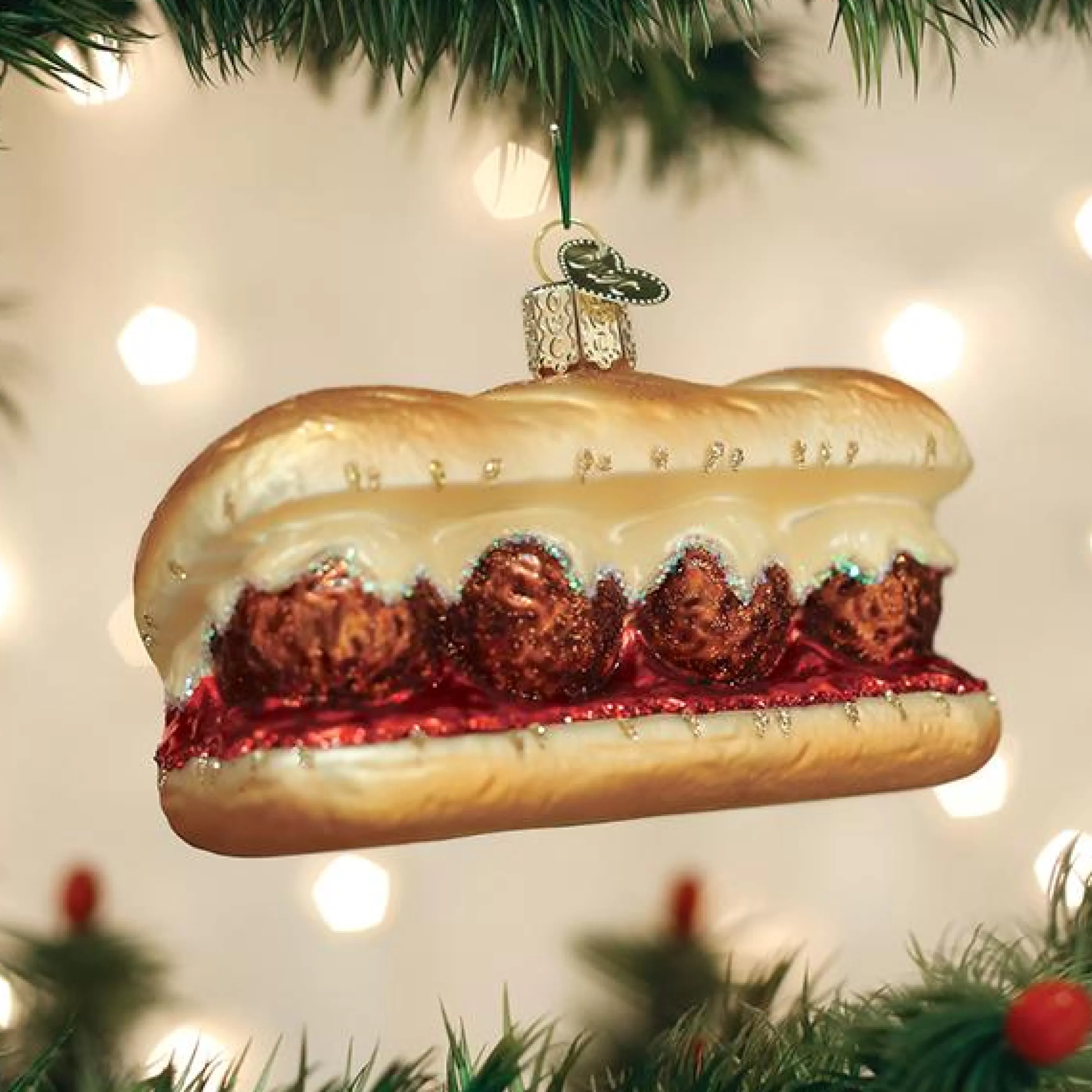 Kasa World Ltd Meatball Sandwich Ornament