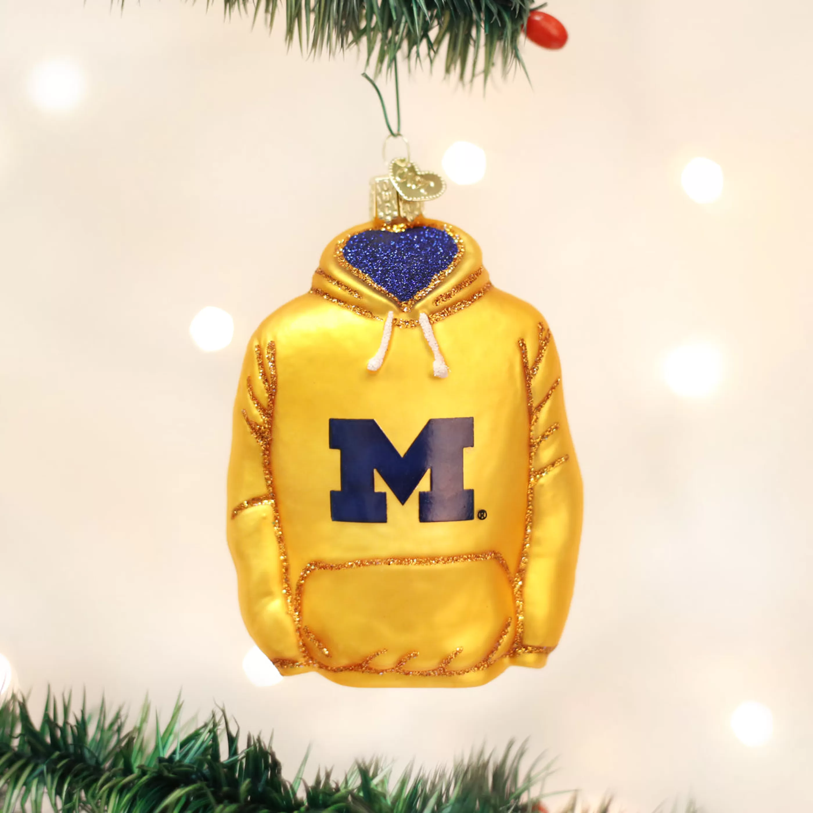 EAST WEST Michigan Hoodie Ornament