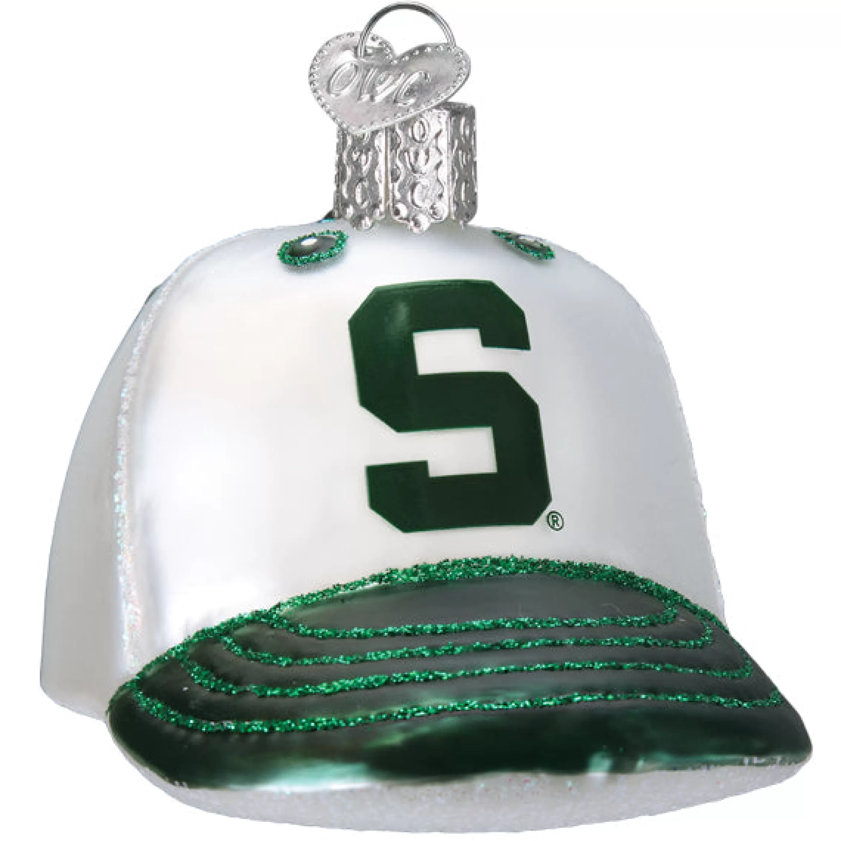 EAST WEST Michigan State Baseball Cap Ornament