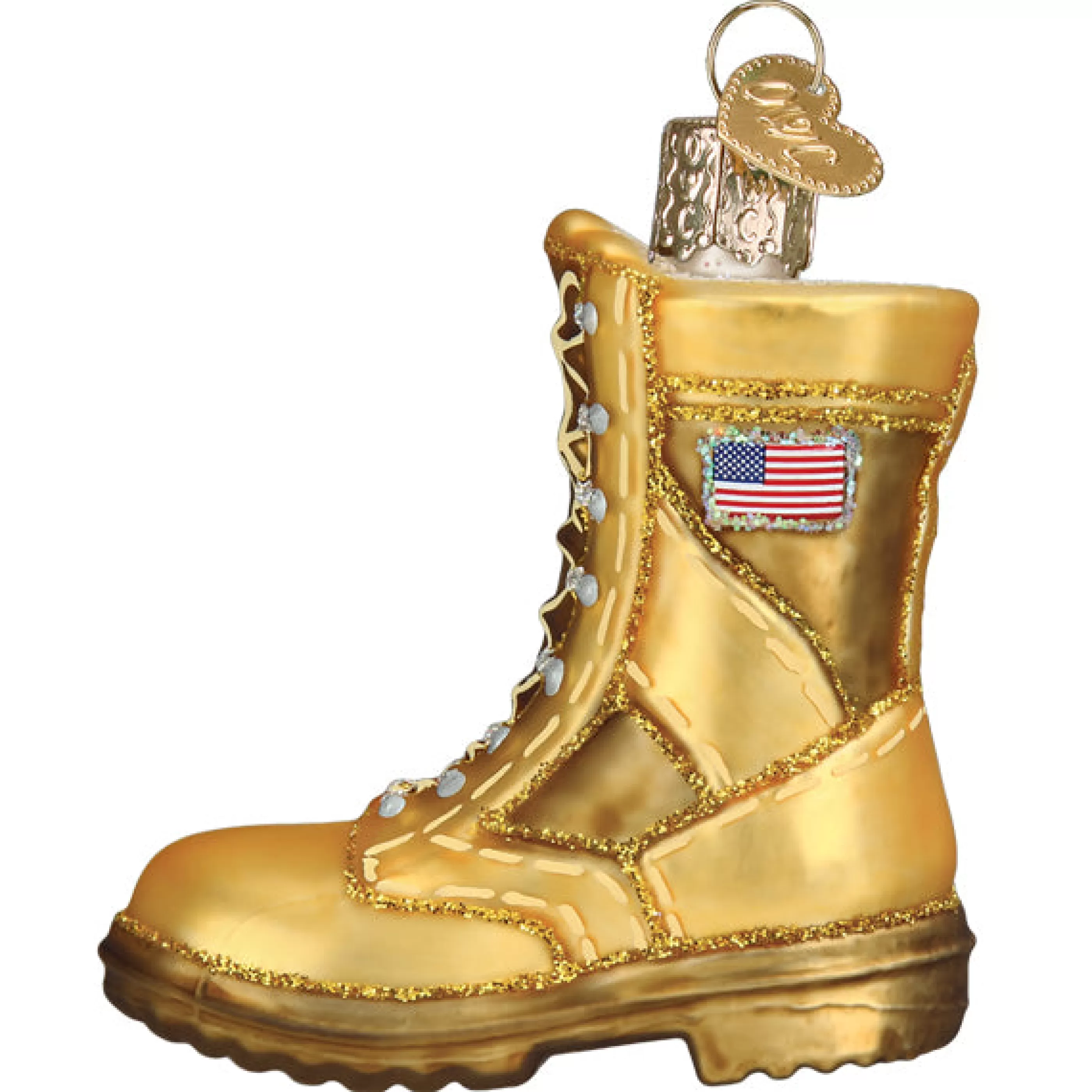 EAST WEST Military Boot Ornament