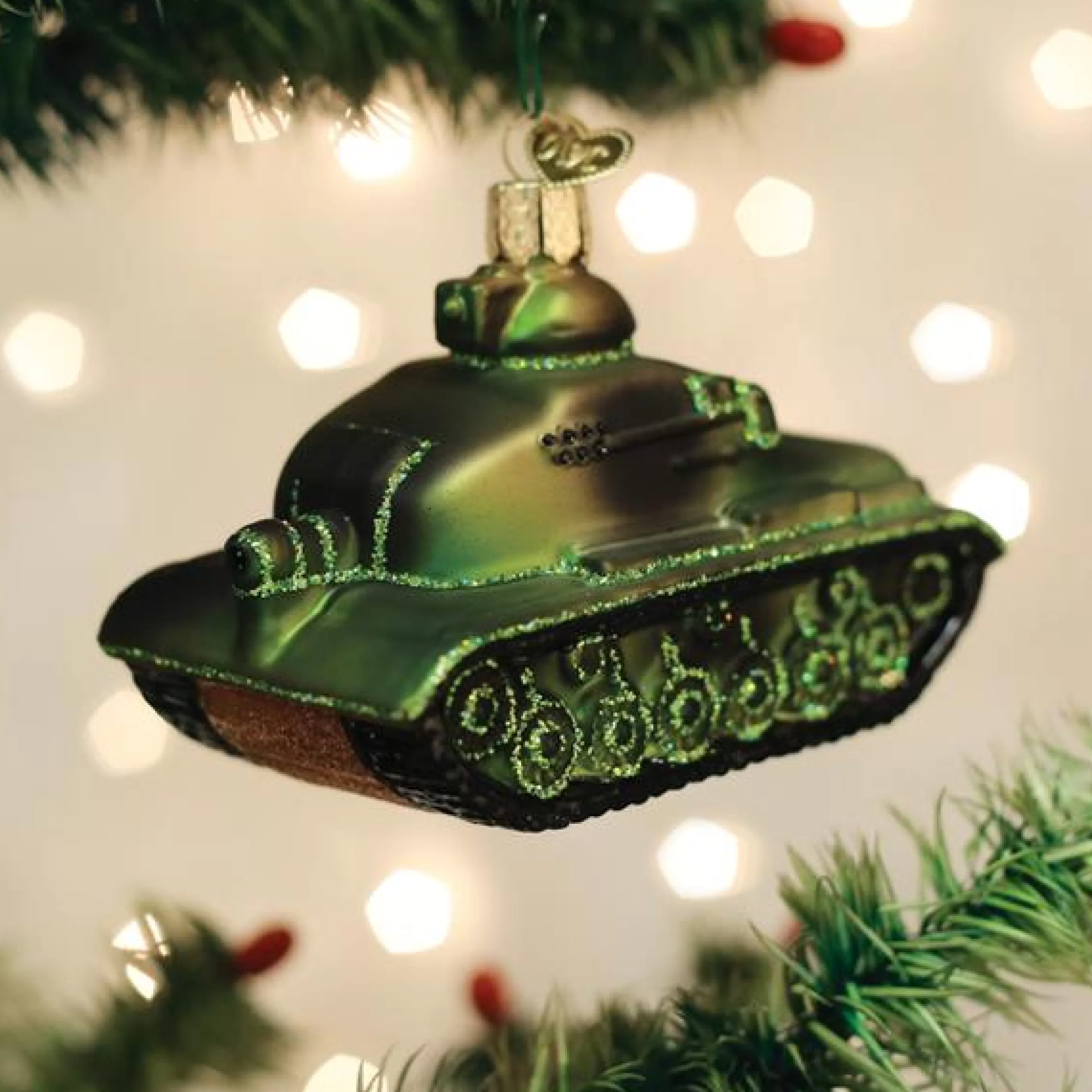 EAST WEST Military Tank Ornament