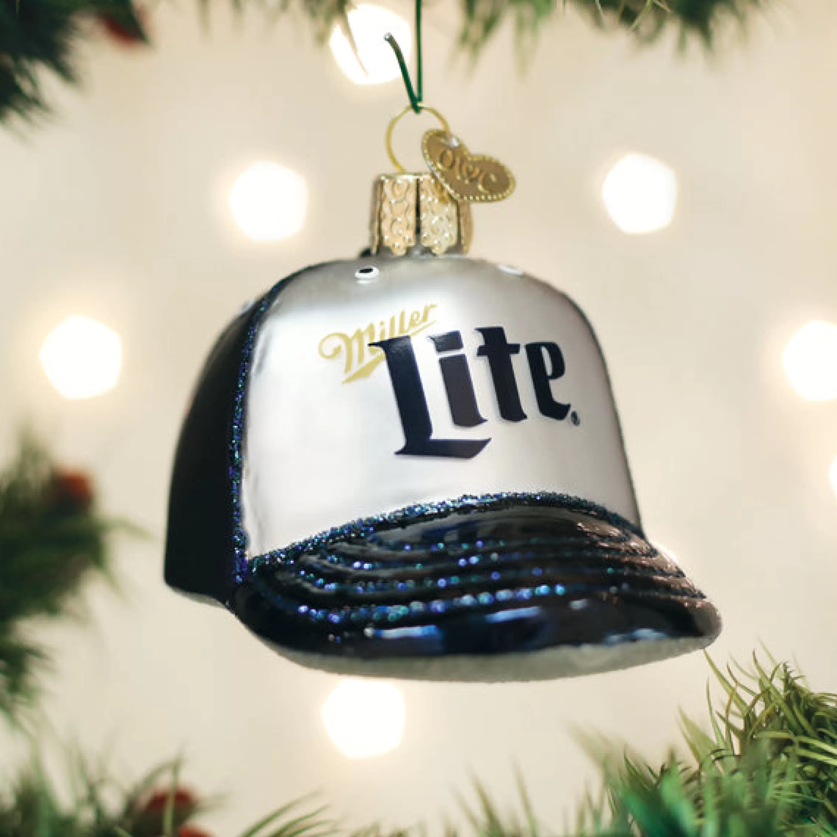 EAST WEST Miller Lite Baseball Cap Ornament