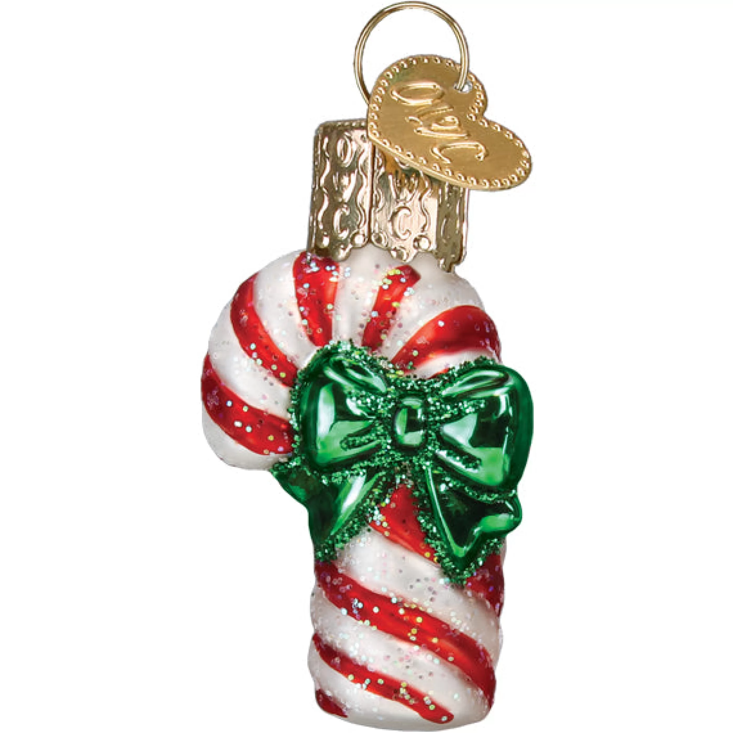 EAST WEST Mini Candy Cane Ornament