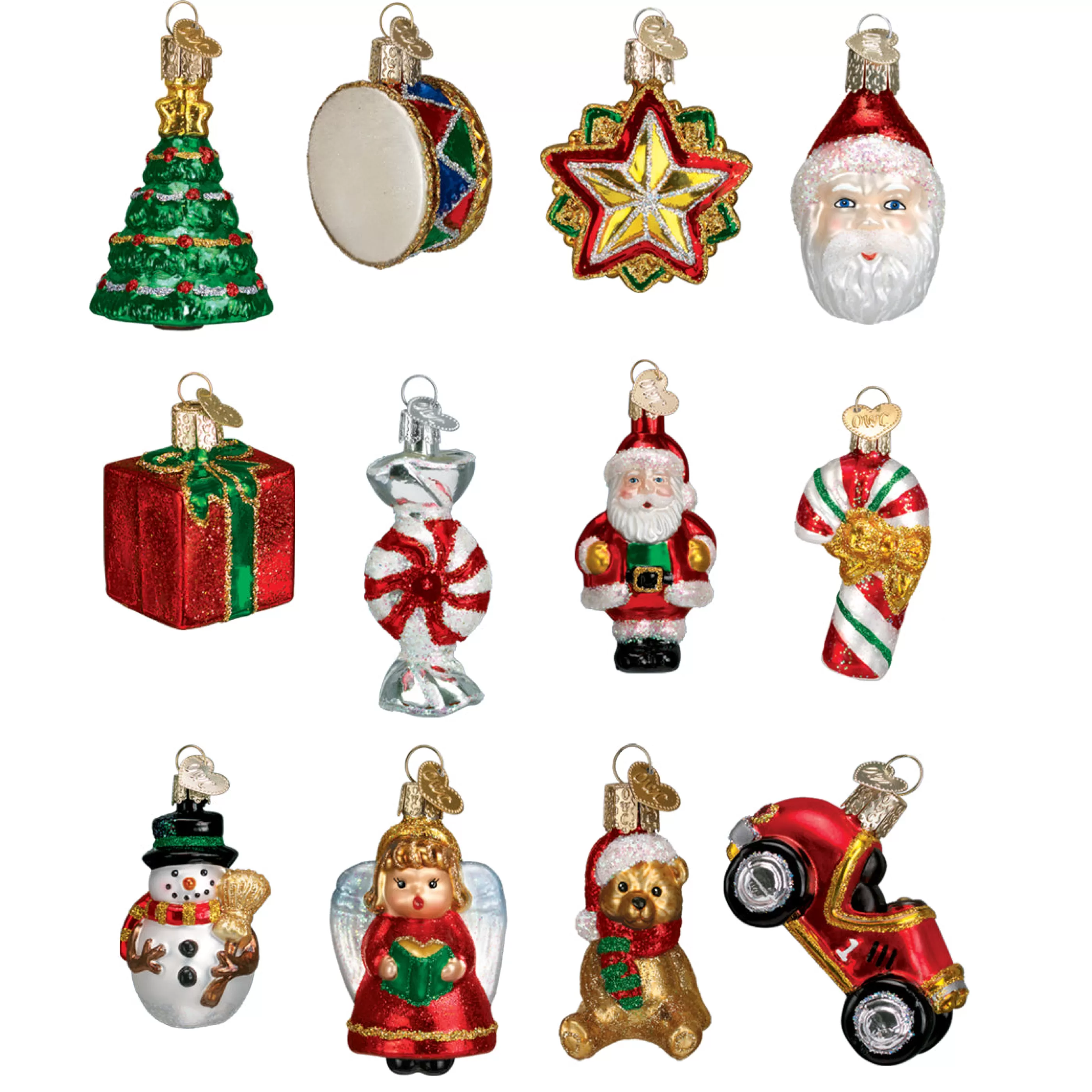 Kasa World Ltd Mini Christmas Ornament Set