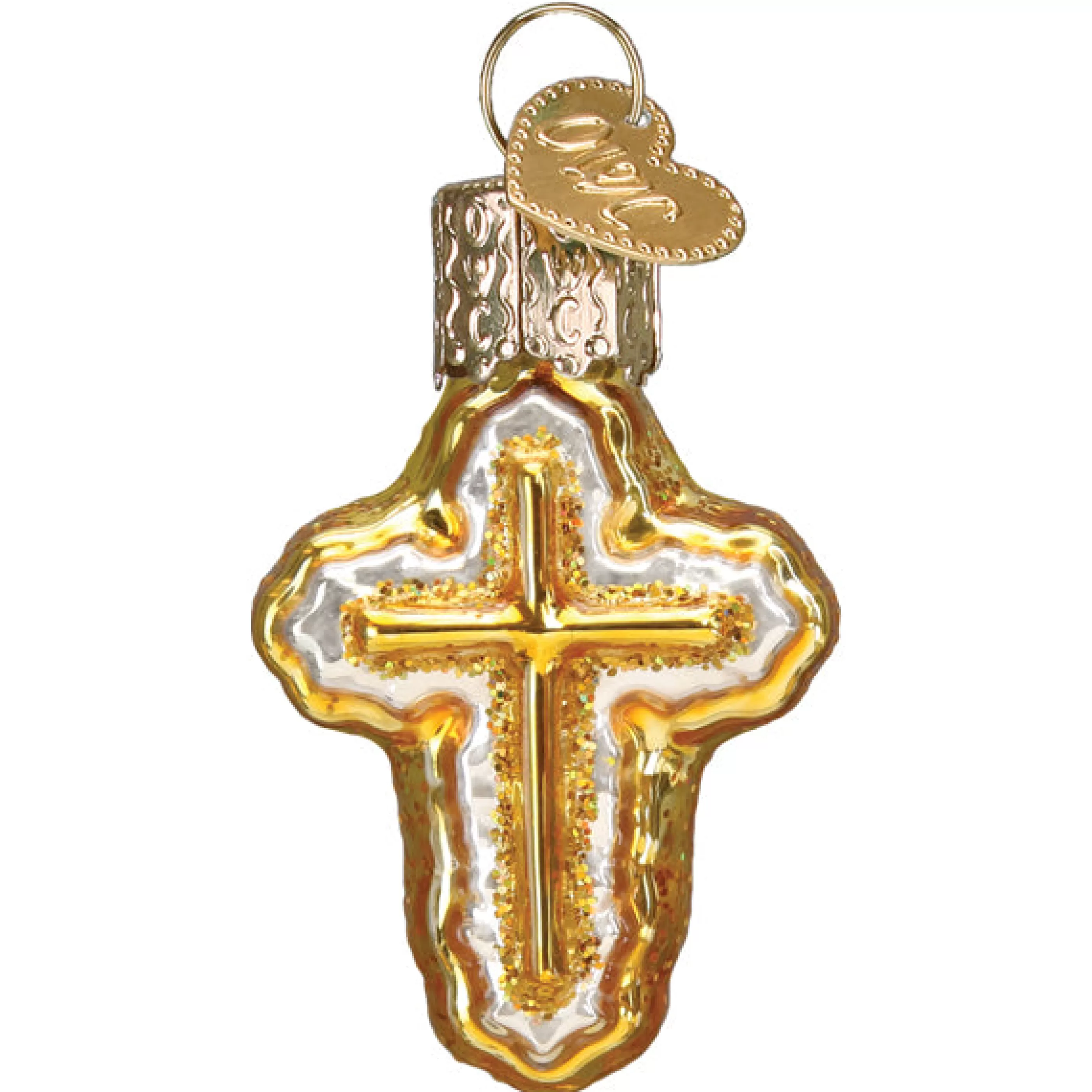 EAST WEST Mini Cross Ornament