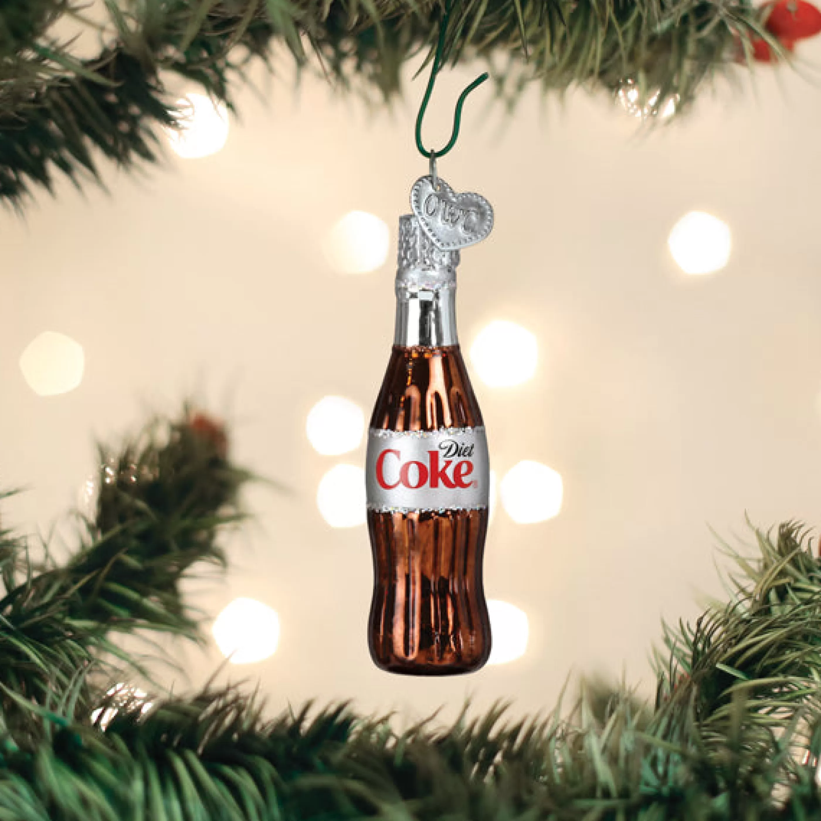 EAST WEST Mini Diet Coke Bottle Ornament