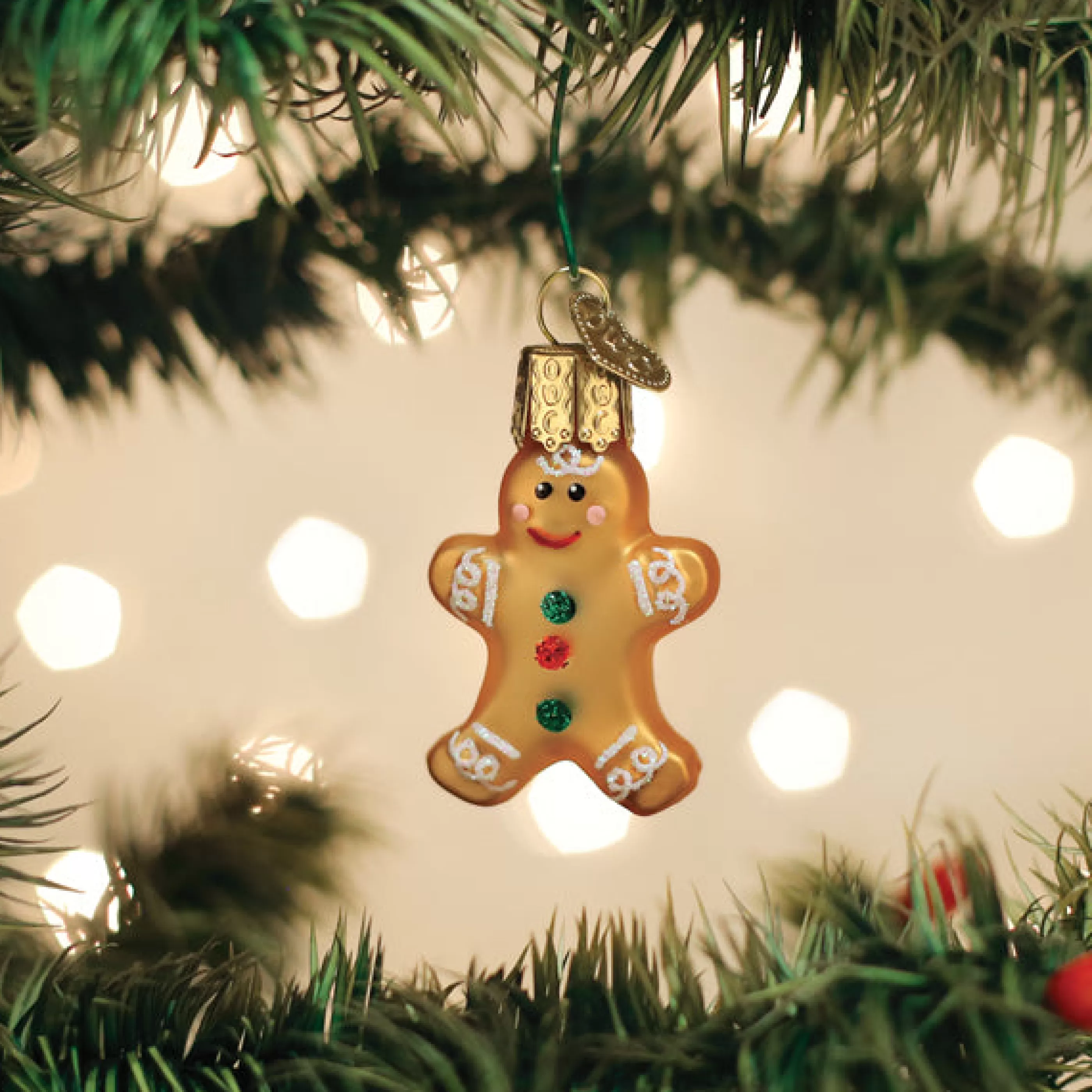 EAST WEST Mini Gingerbread Man Ornament