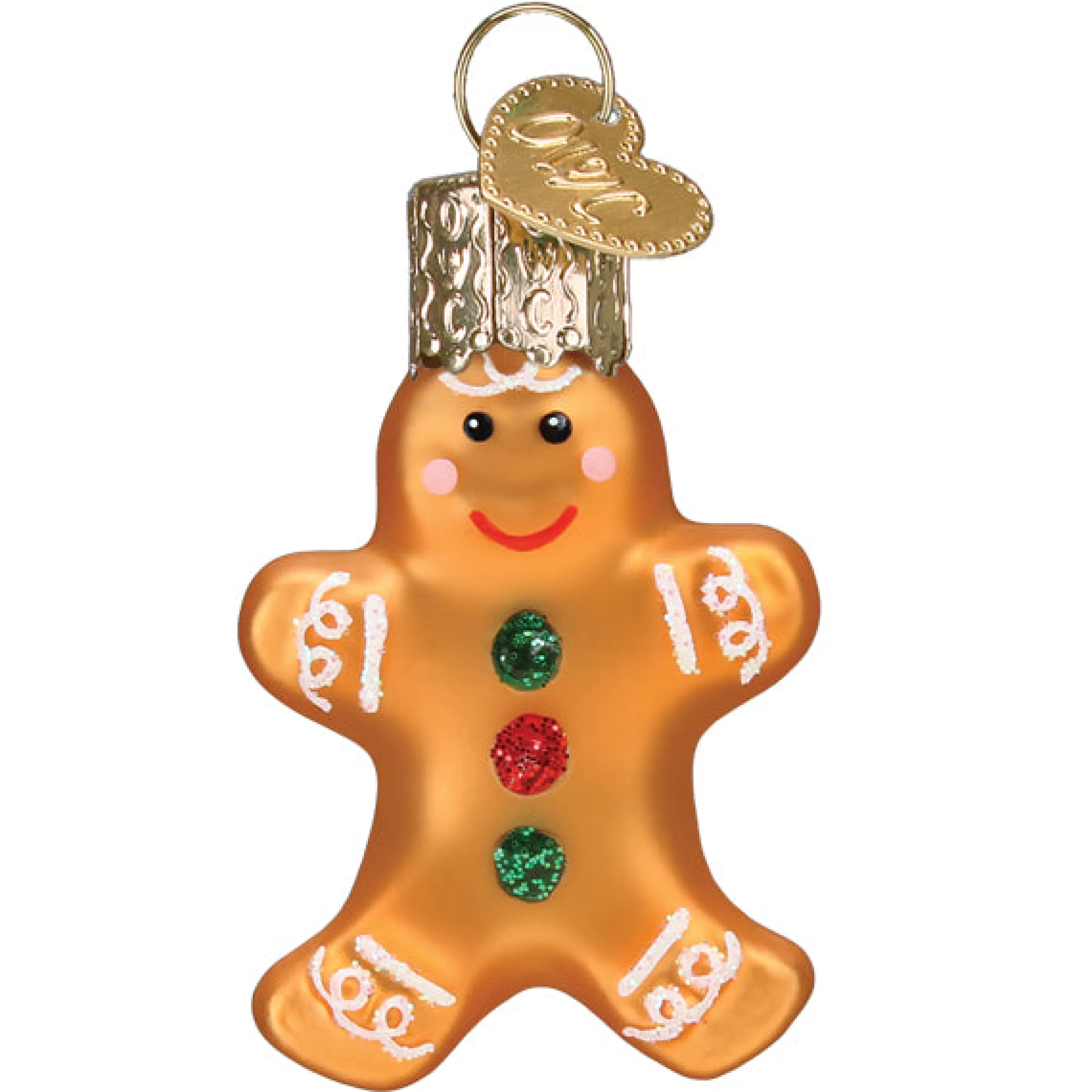 EAST WEST Mini Gingerbread Man Ornament