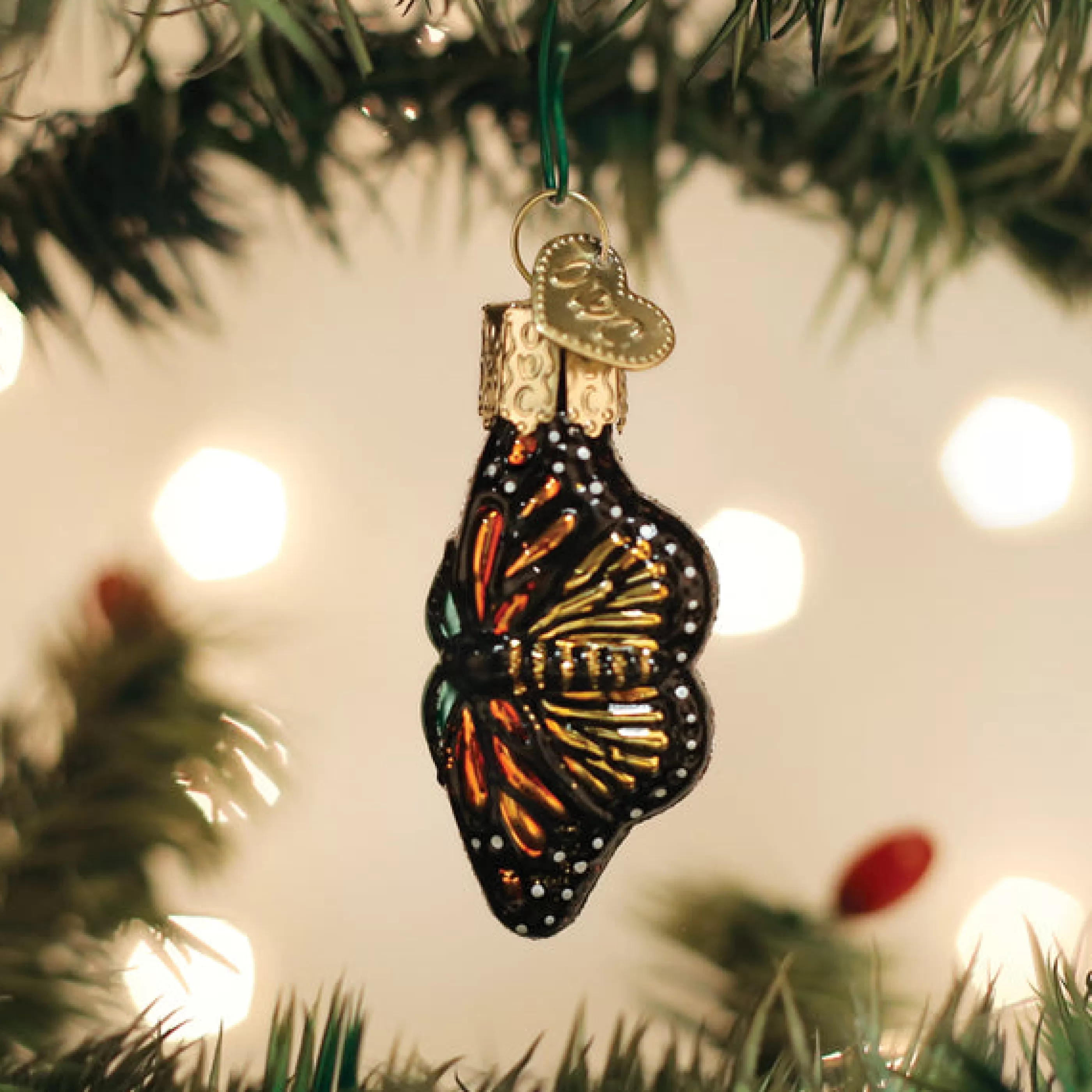 EAST WEST Mini Monarch Butterfly Ornament