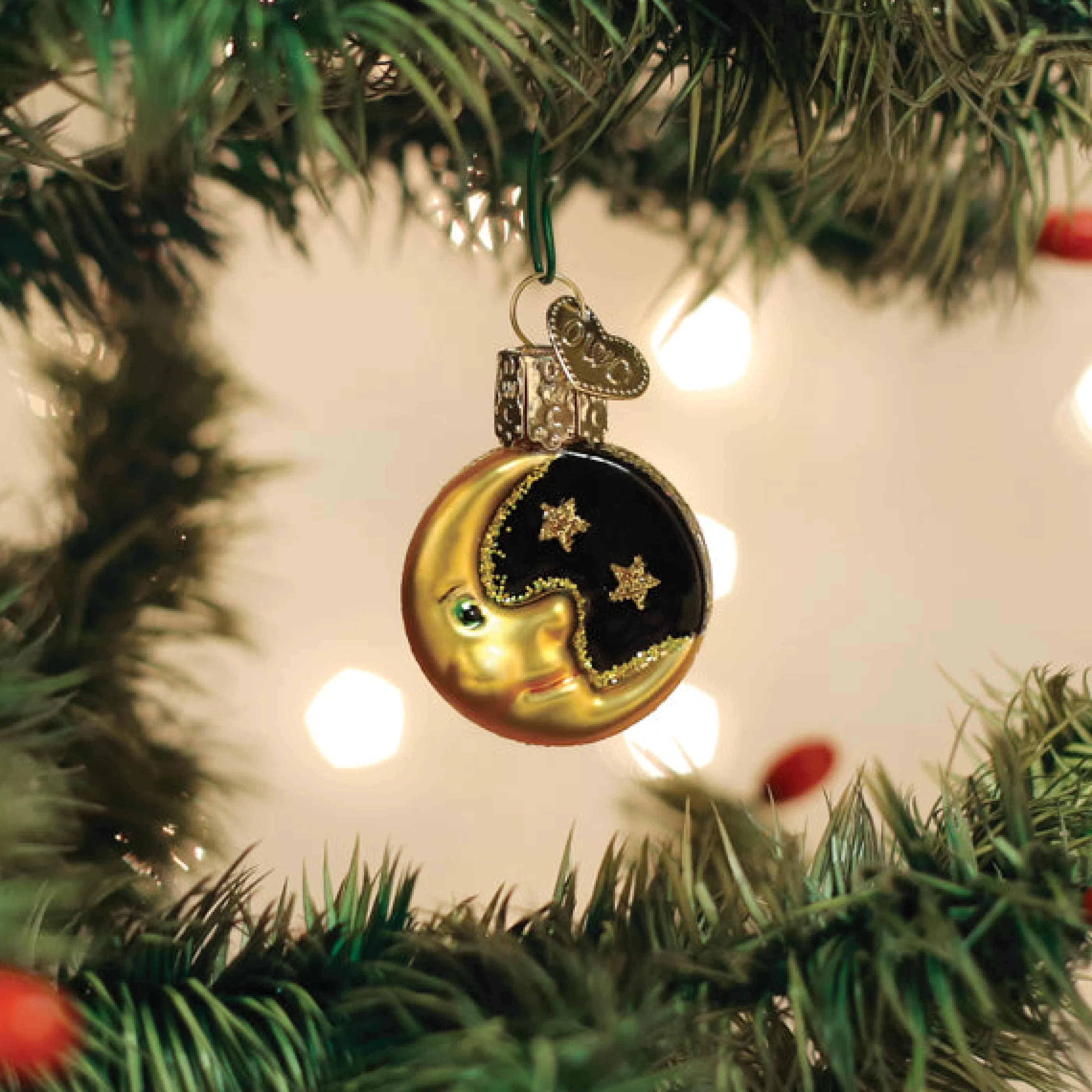 EAST WEST Mini Moon Ornament