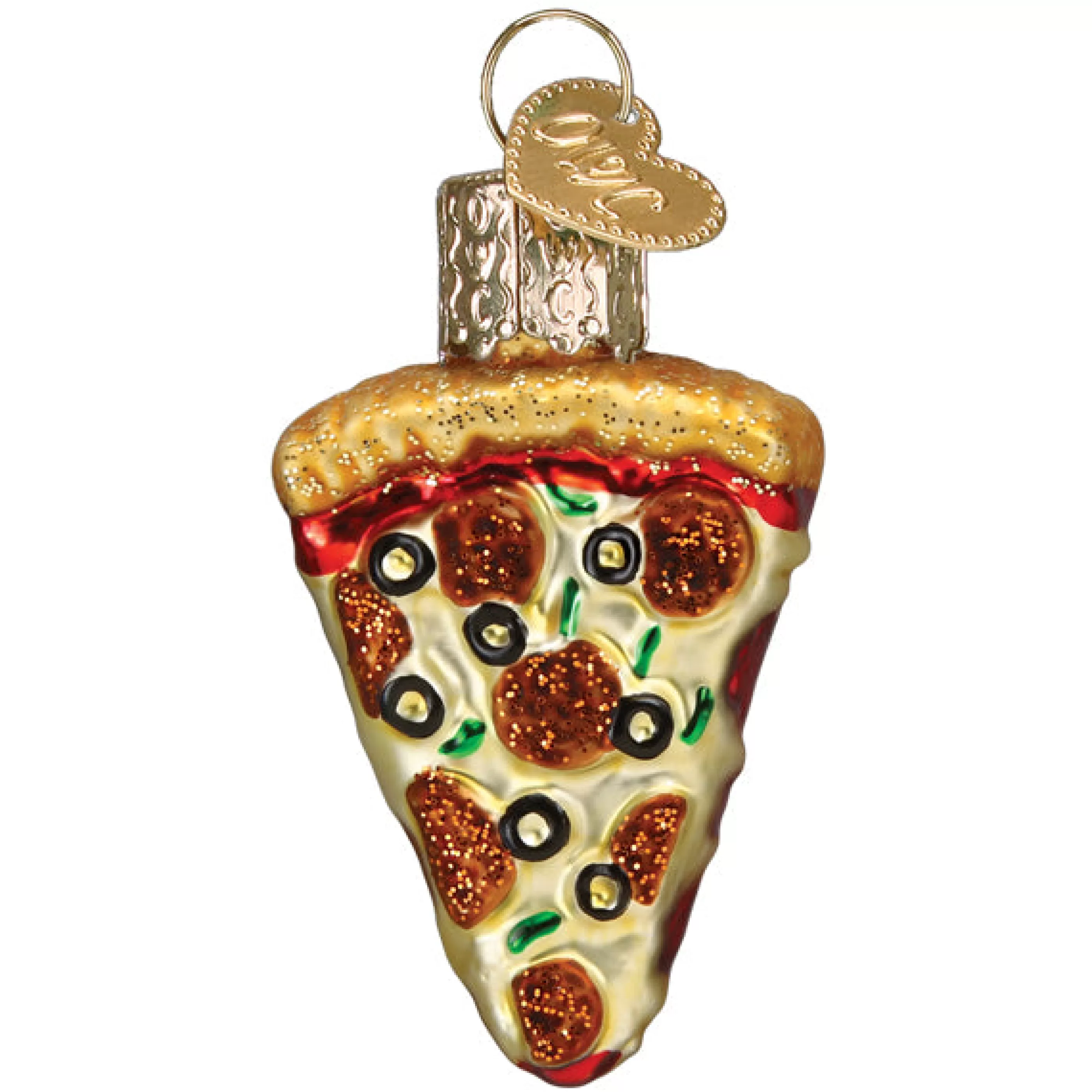 EAST WEST Mini Pizza Slice Ornament