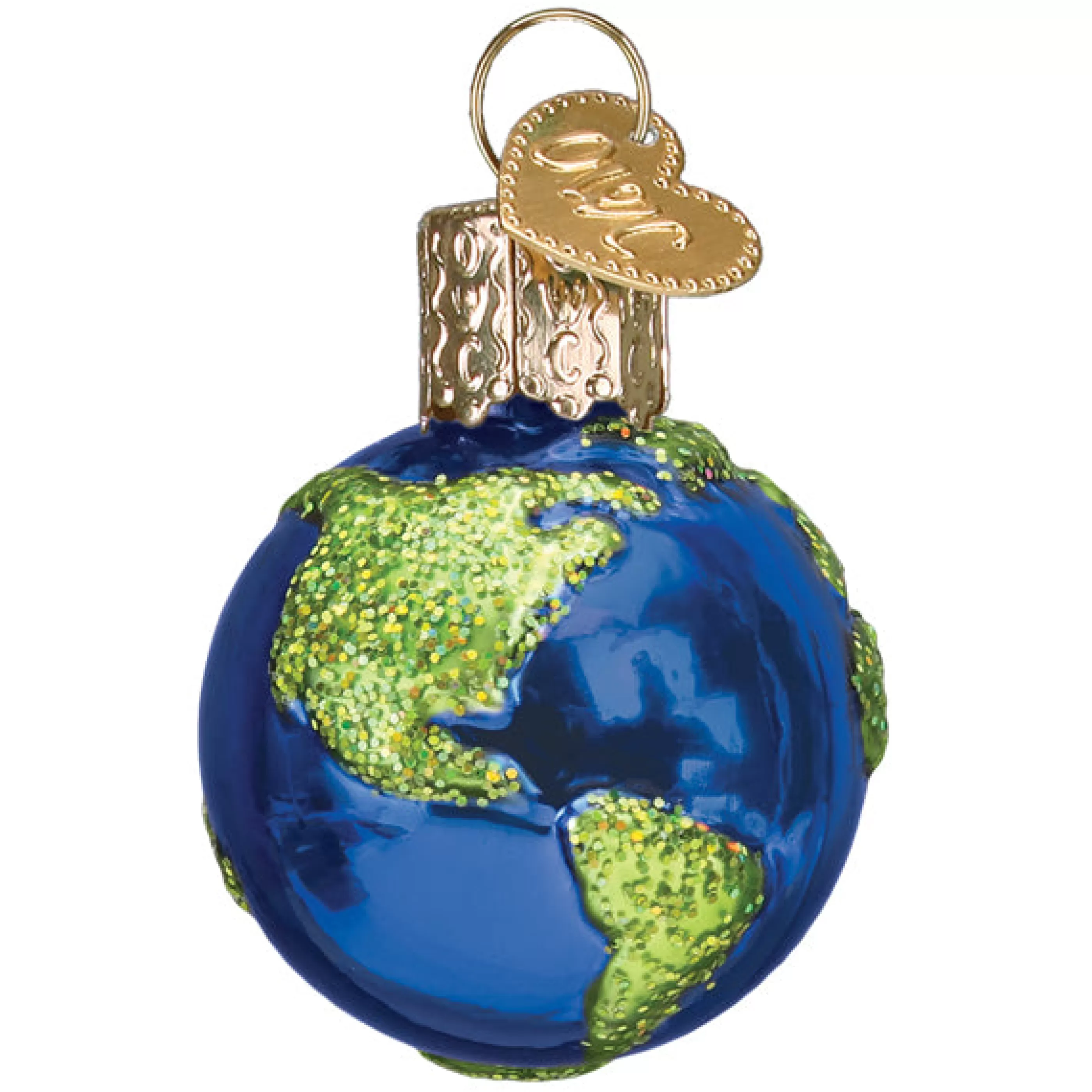 EAST WEST Mini Planet Earth Ornament