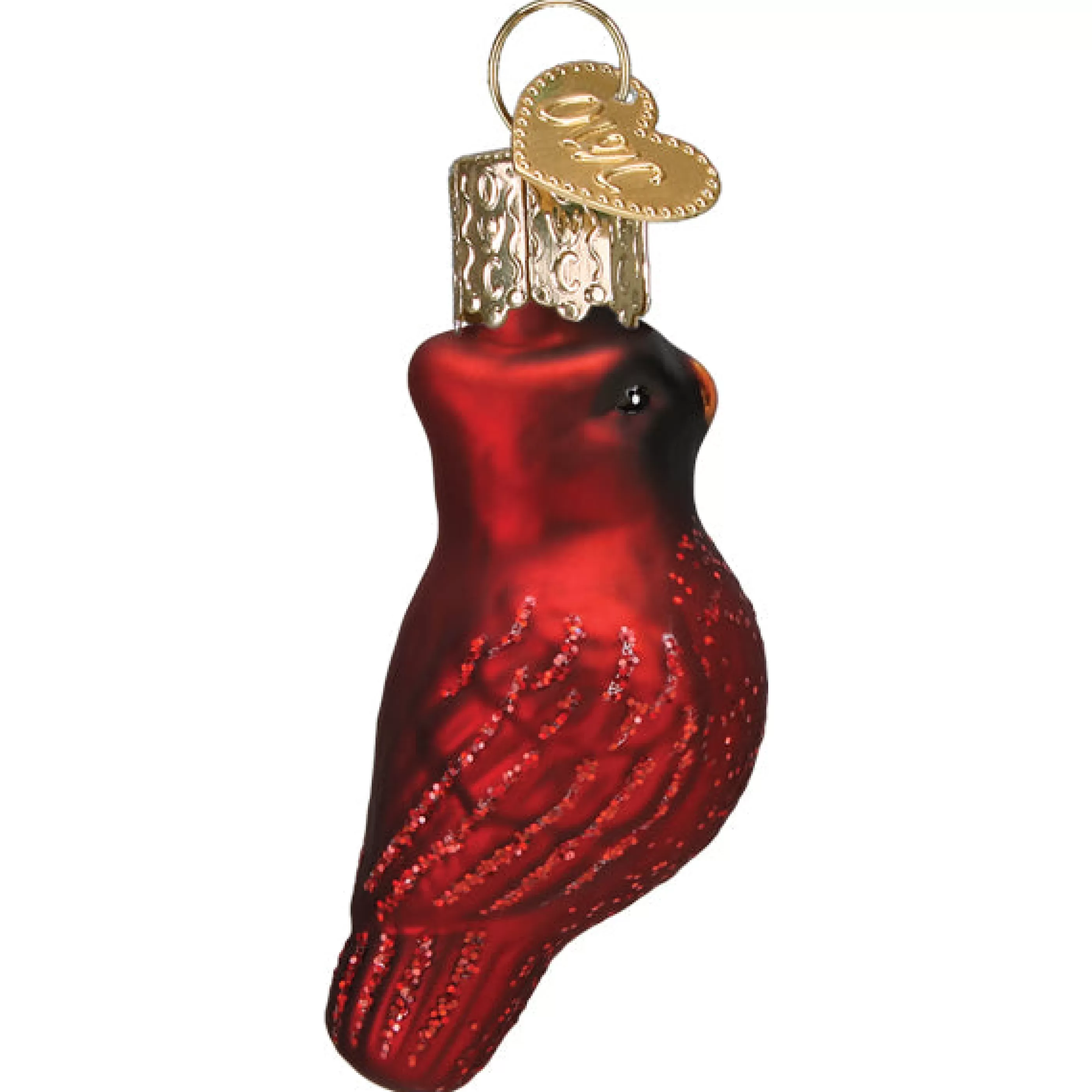 EAST WEST Mini Red Cardinal Ornament