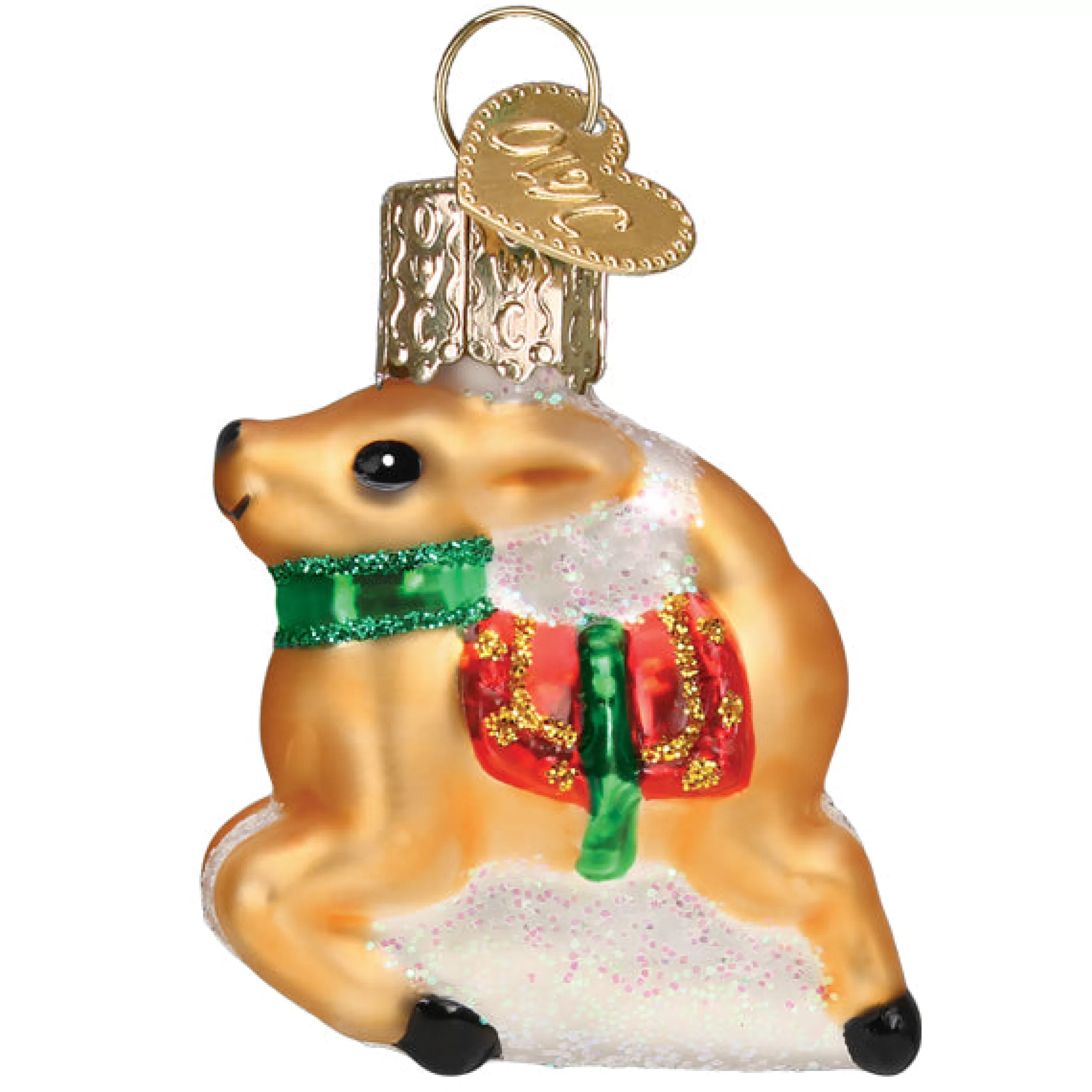 EAST WEST Mini Reindeer Ornament