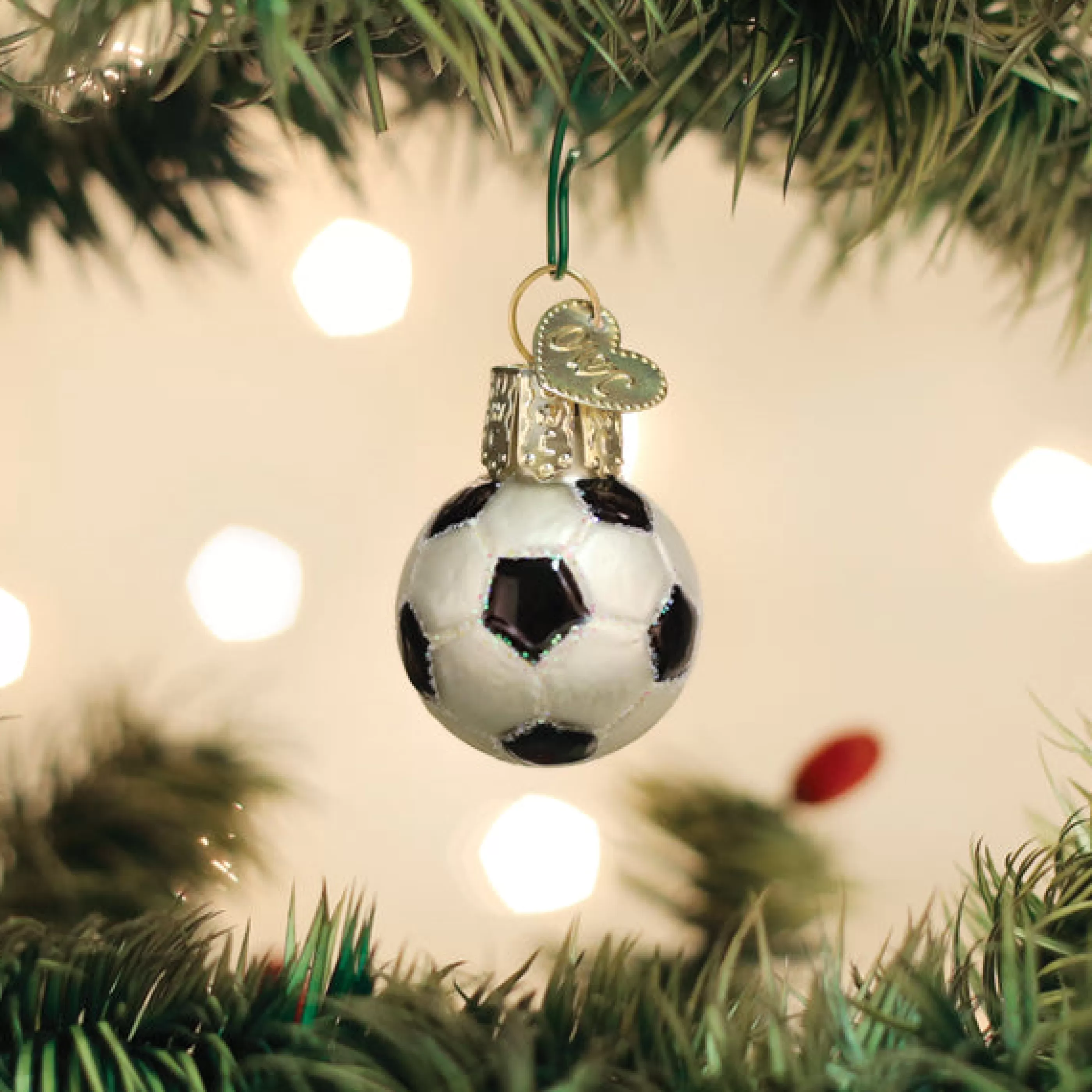 EAST WEST Mini Soccer Ball Ornament