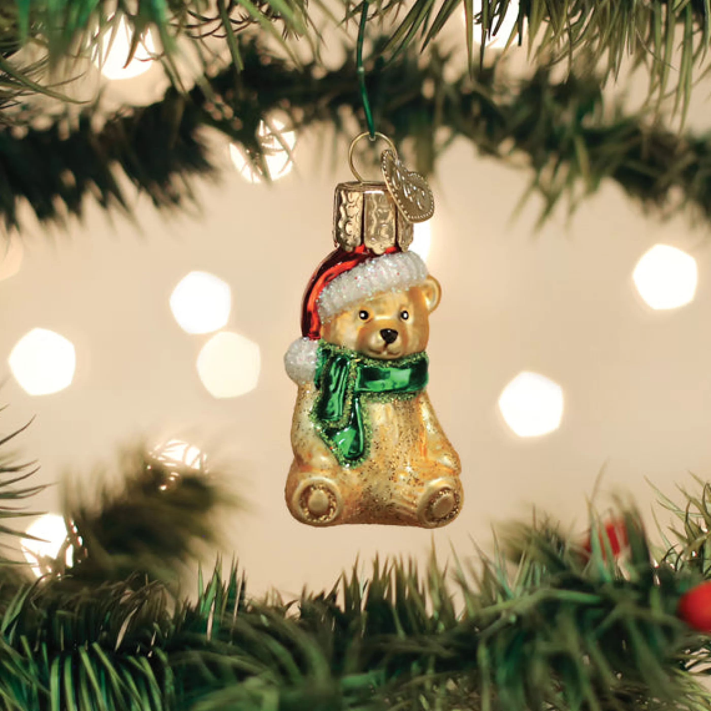 EAST WEST Mini Teddy Bear Ornament