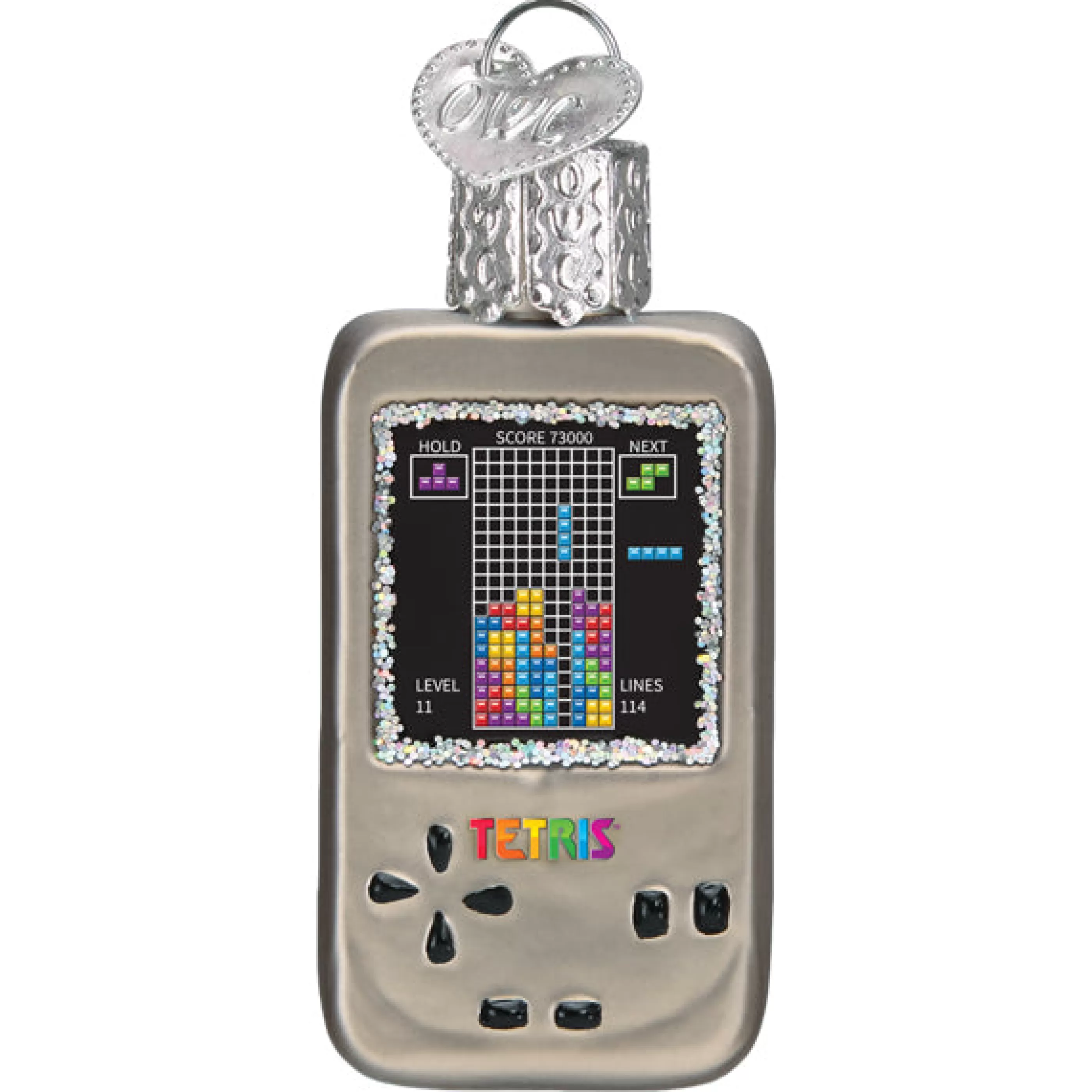 EAST WEST Mini Tetris Ornament