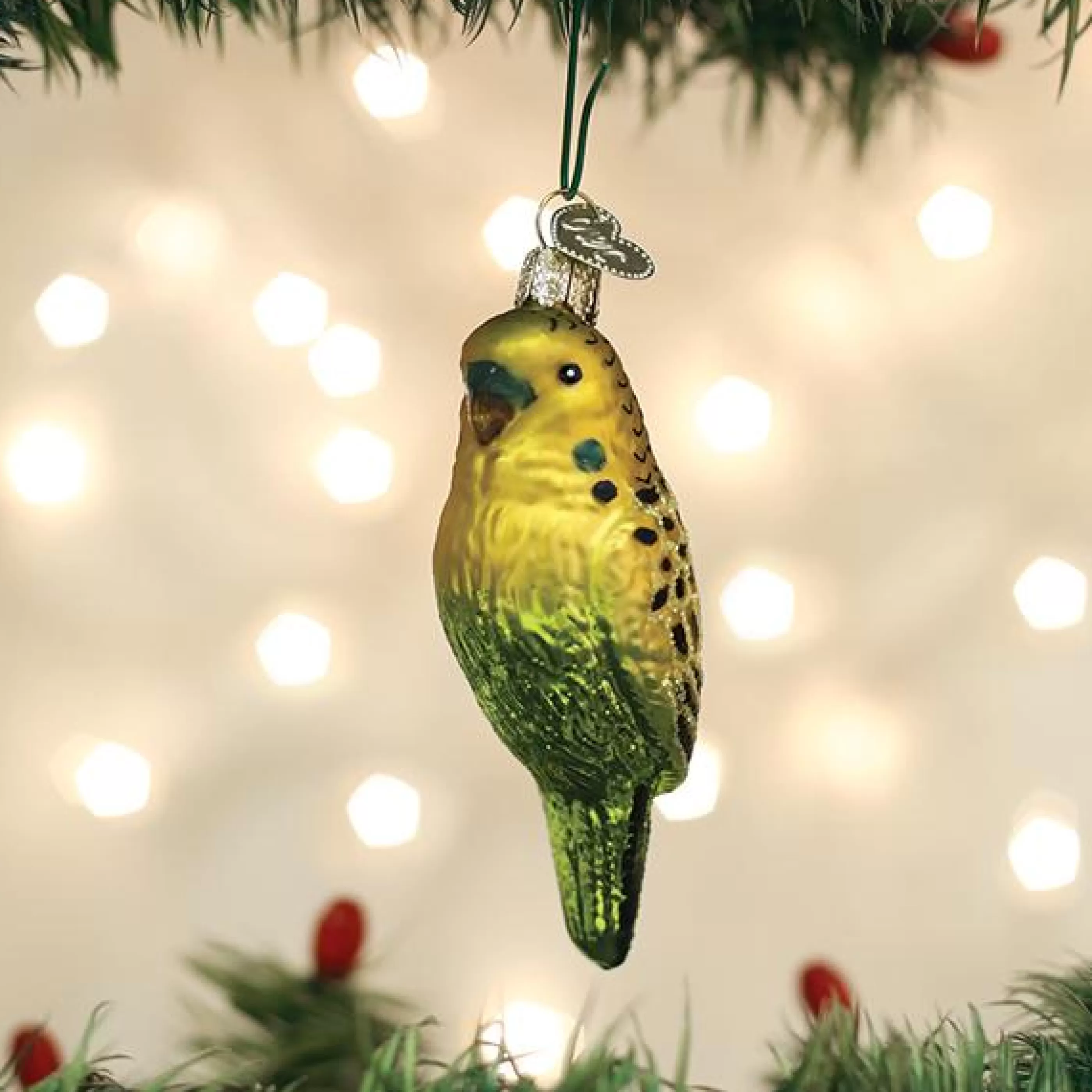 Kasa World Ltd Miniature Parakeet Ornament