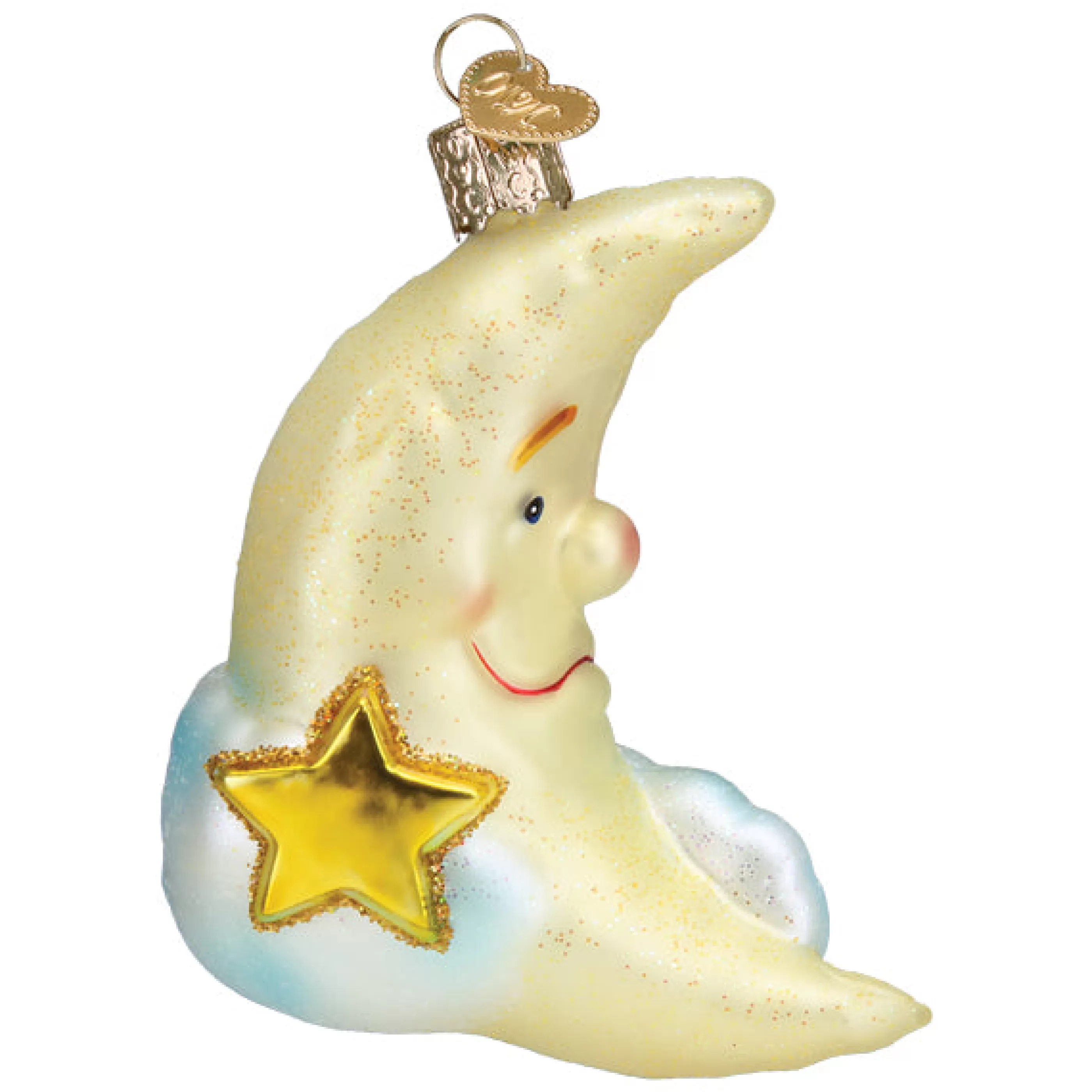 EAST WEST Mister Moon Ornament