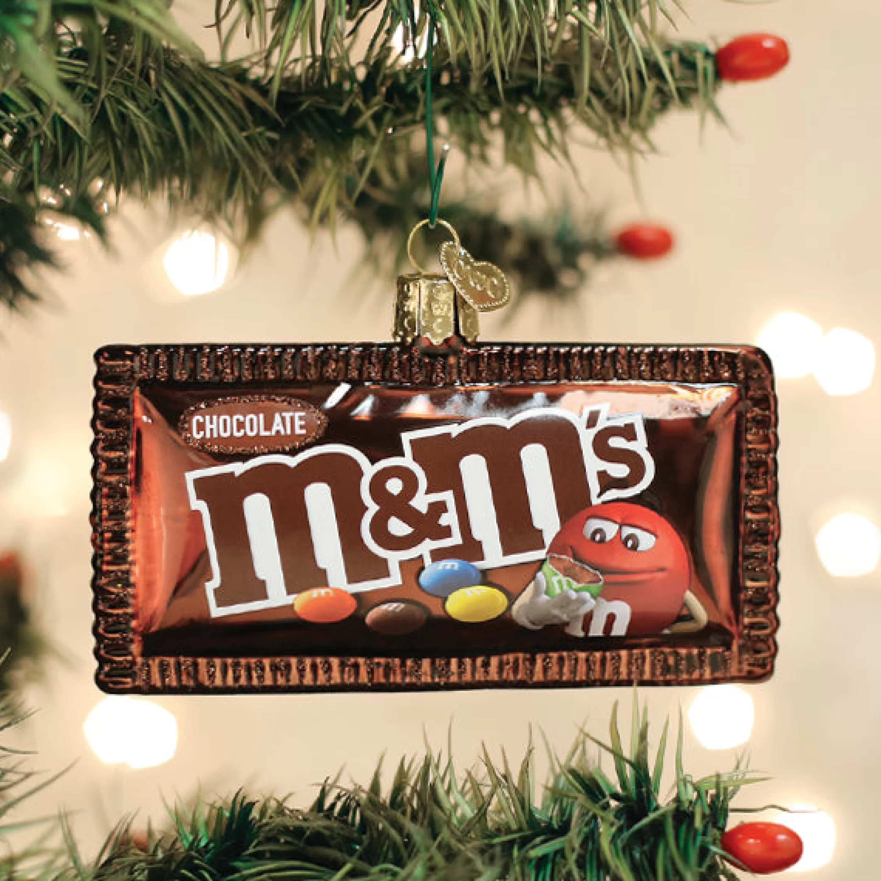 EAST WEST M&M's Milk Chocolate Ornament