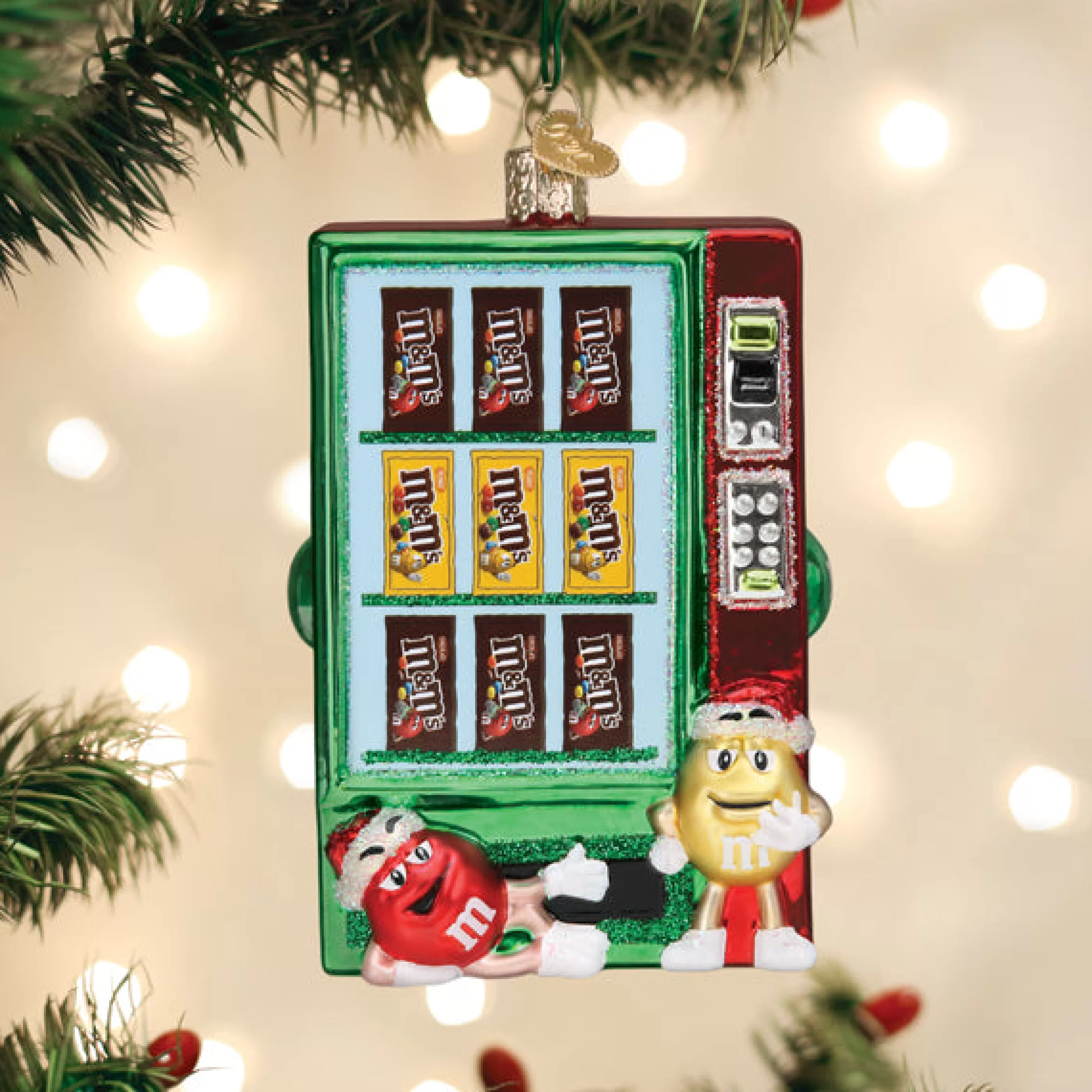 EAST WEST M&M's Vending Machine Ornament