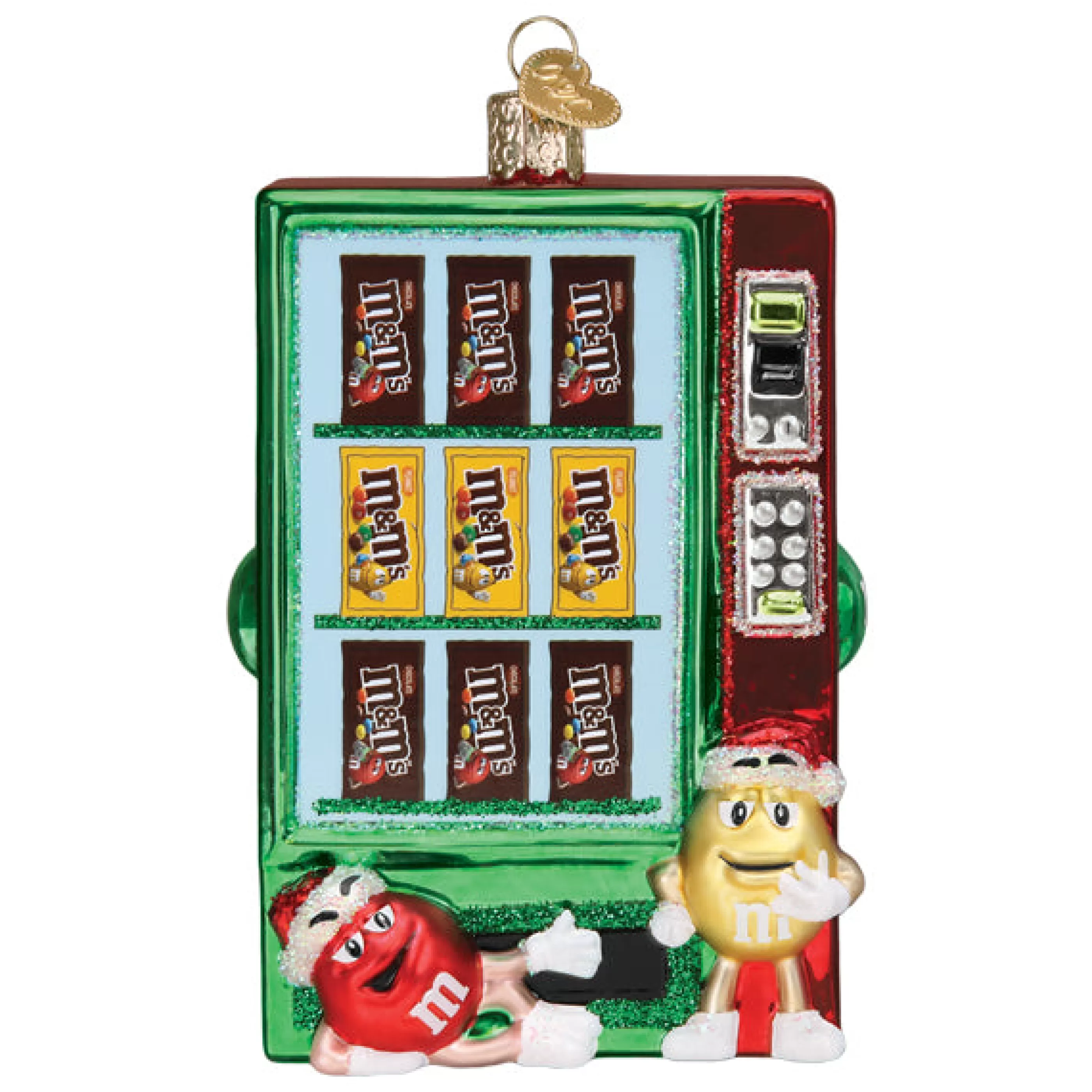 EAST WEST M&M's Vending Machine Ornament