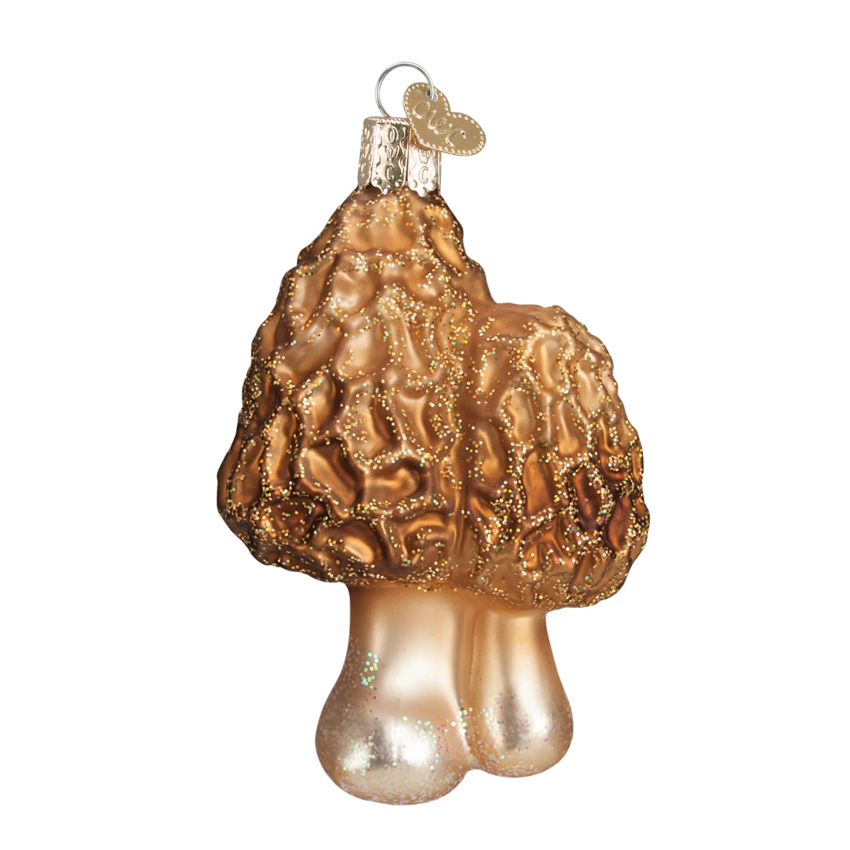 EAST WEST Morel Mushrooms Ornament