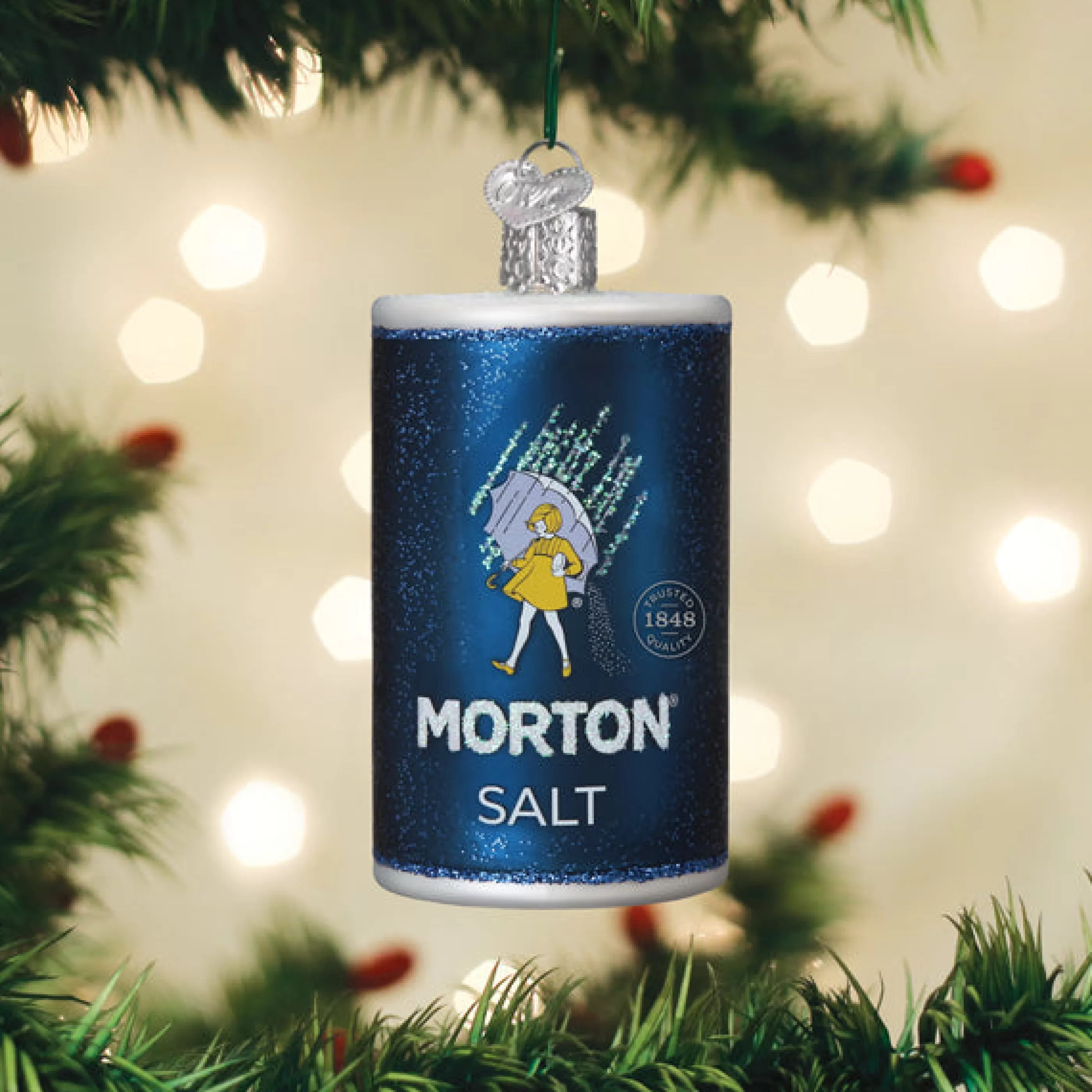 EAST WEST Morton Salt Canister Ornament