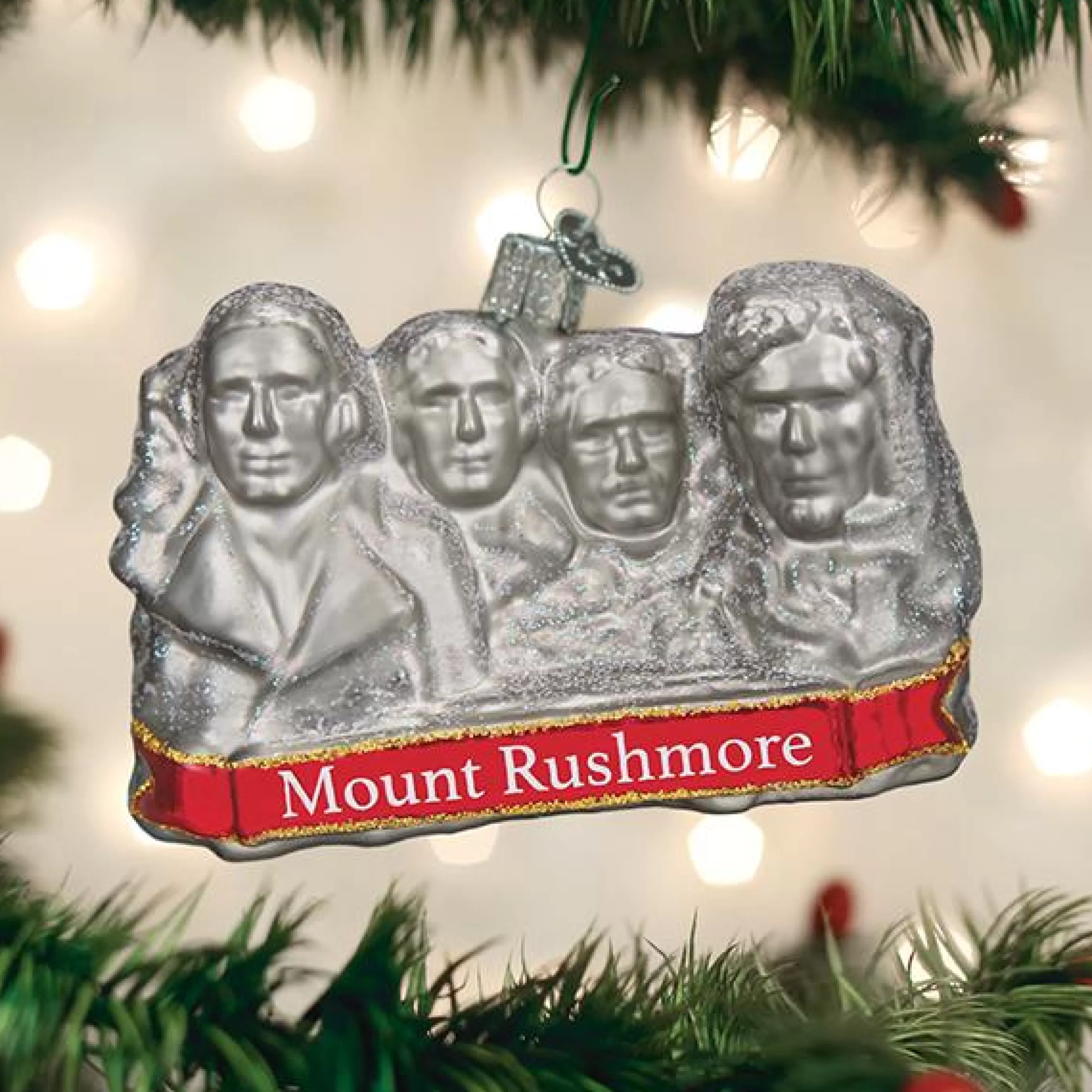 EAST WEST Mount Rushmore Ornament