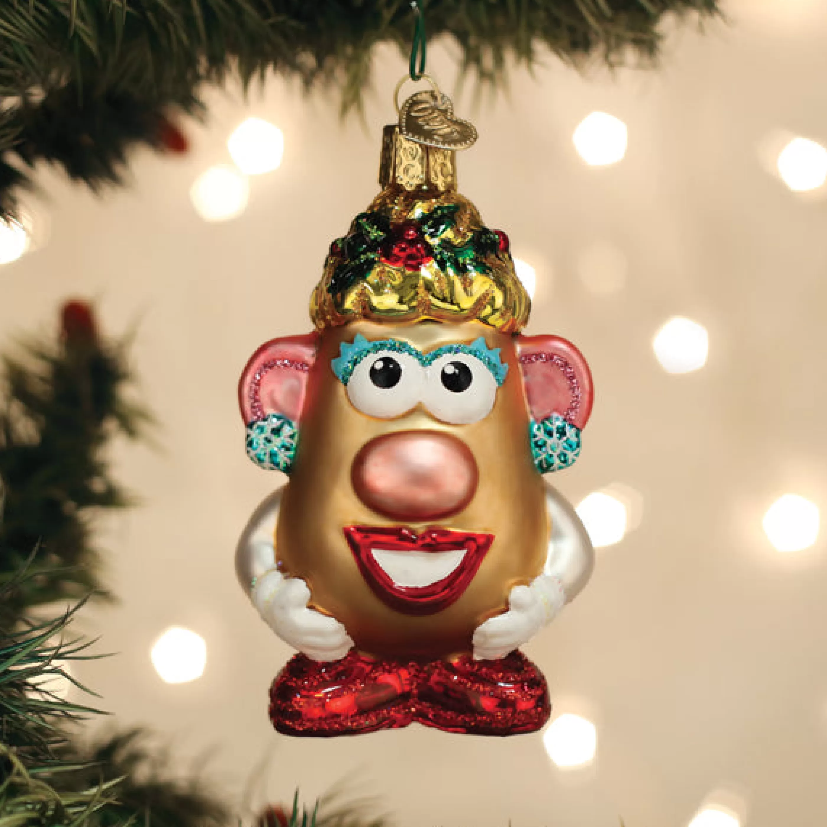 EAST WEST Mrs. Potato Head Ornament