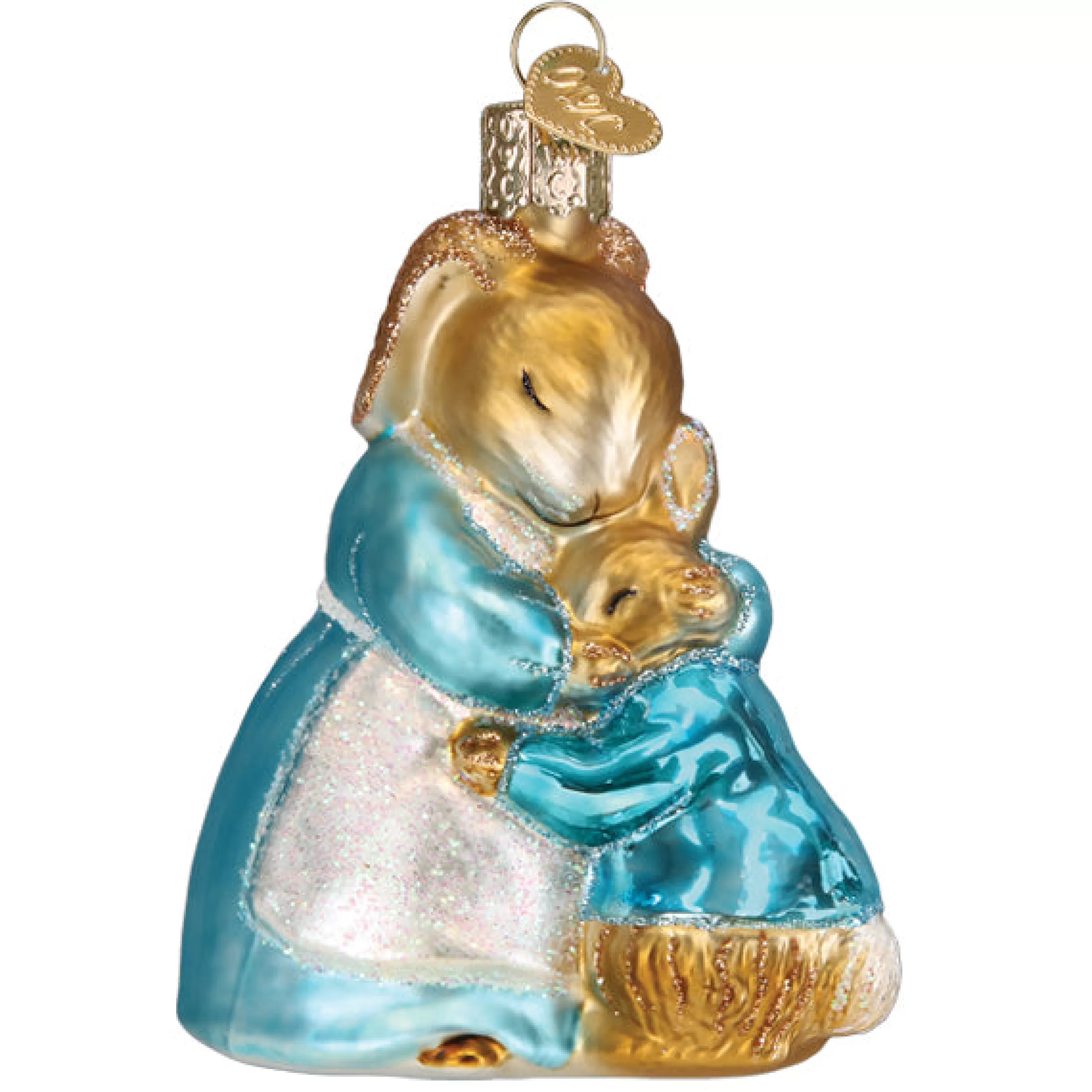 EAST WEST Mrs. Rabbit And Peter Ornament