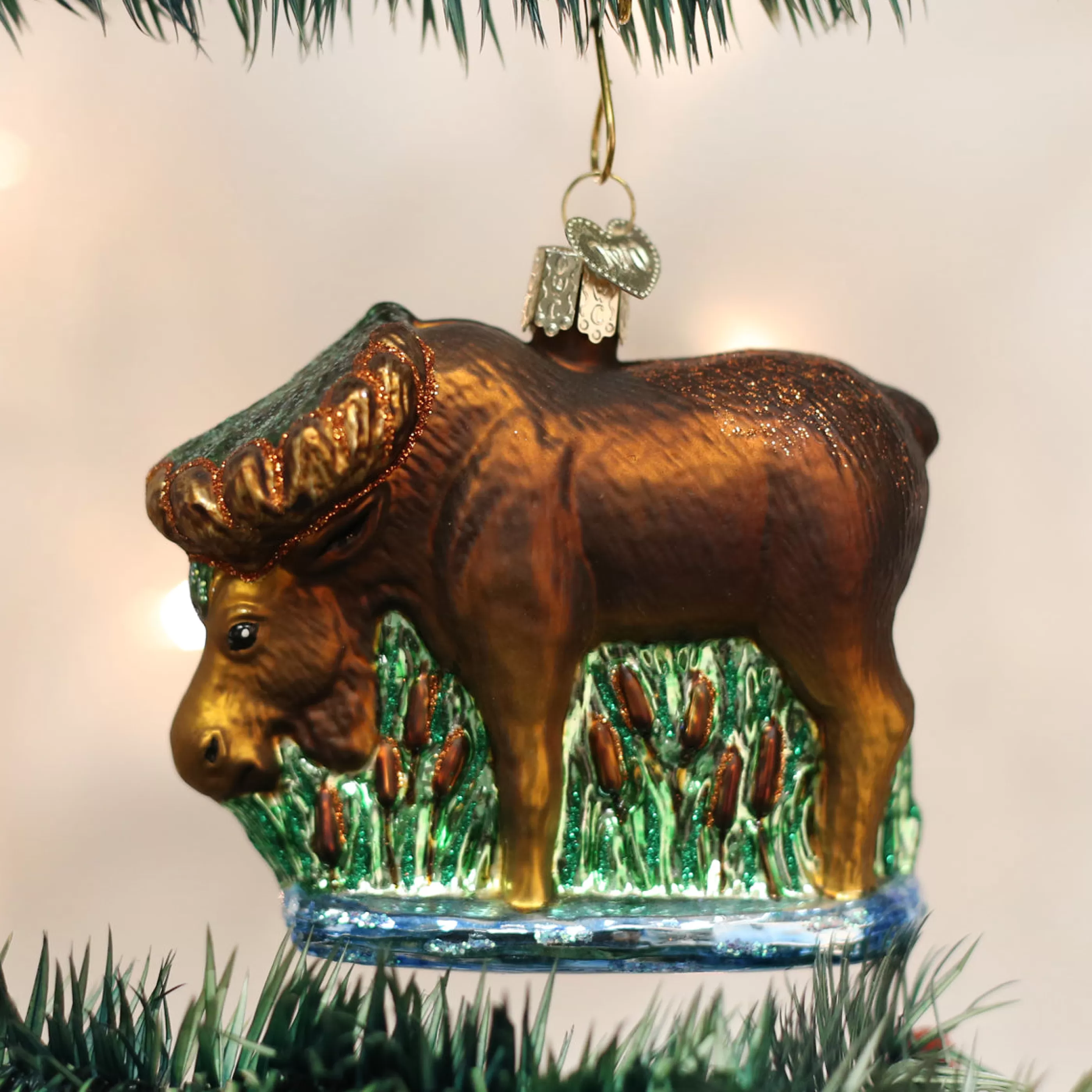 Kasa World Ltd Munching Moose Ornament