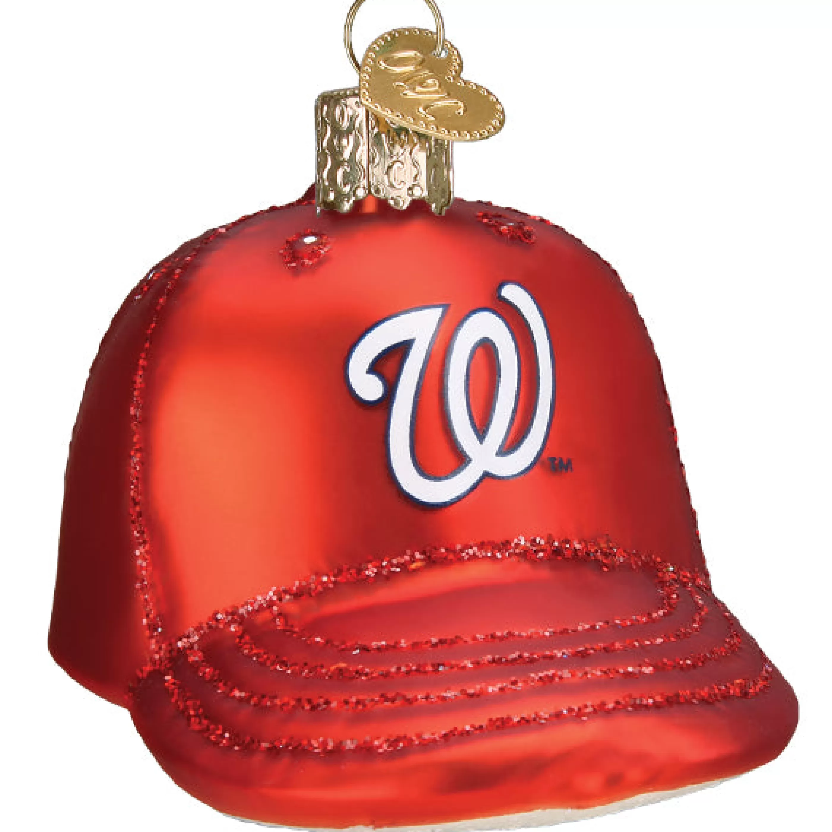 EAST WEST Nationals Baseball Cap Ornament