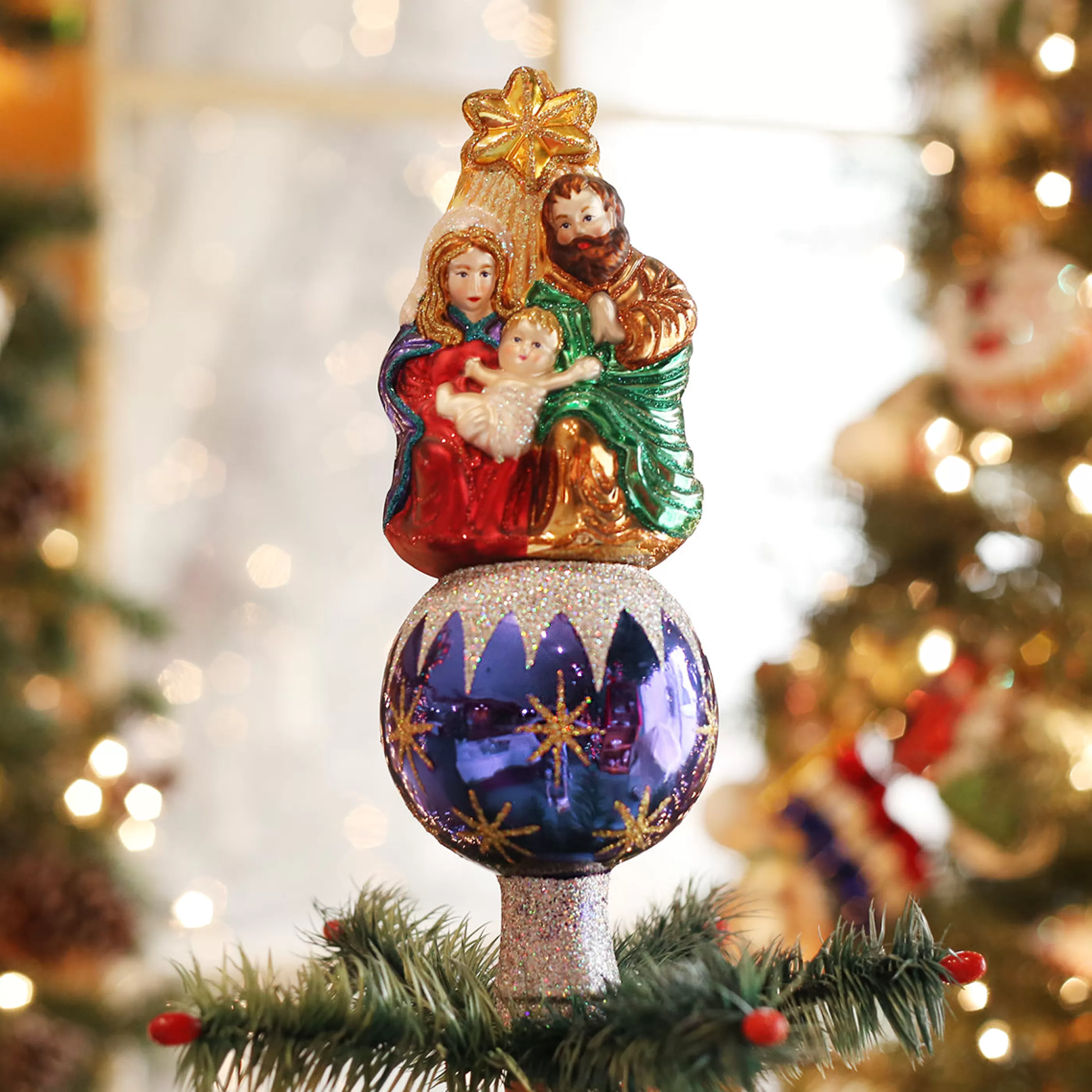 Kasa World Ltd Nativity Tree Top