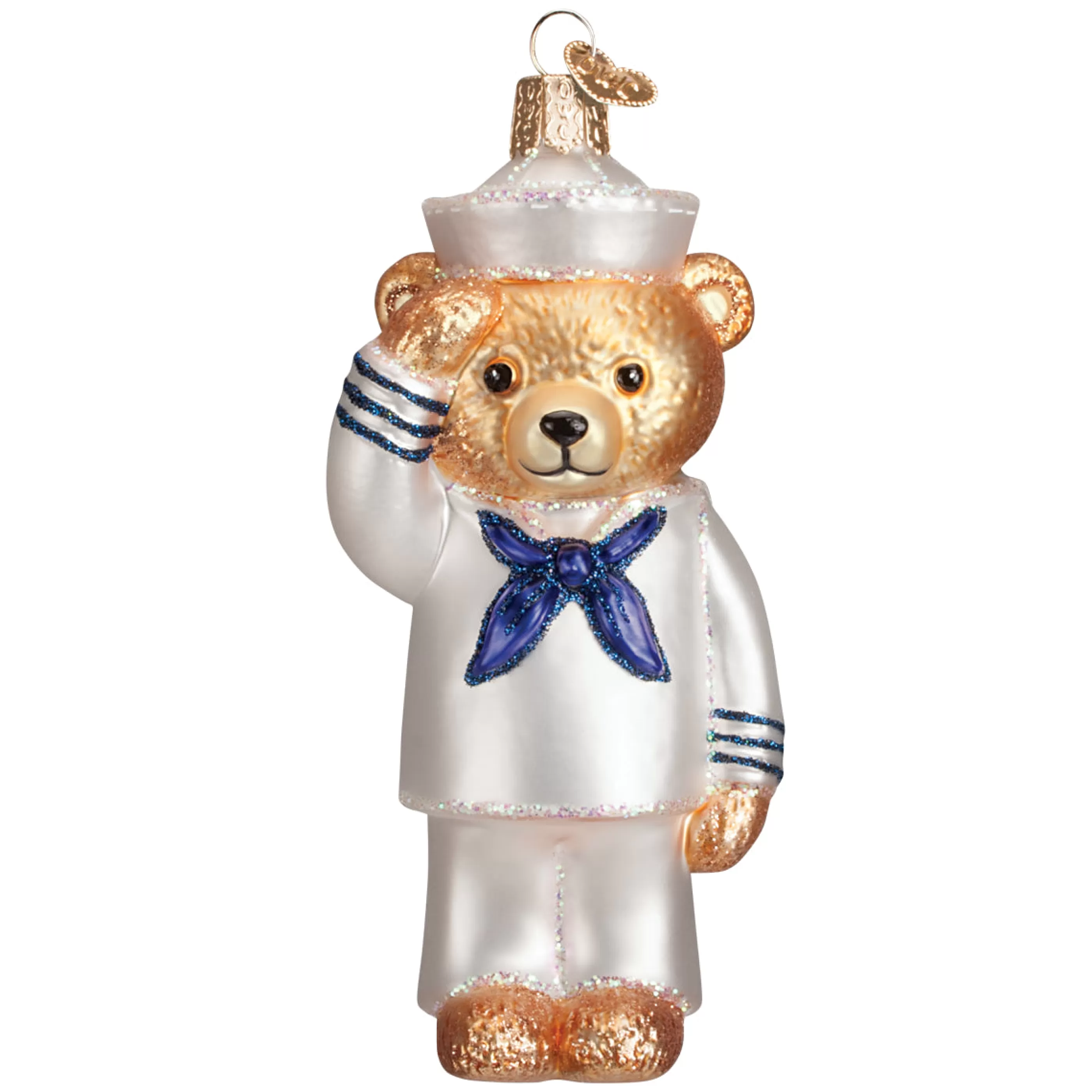 Kasa World Ltd Navy Bear Ornament