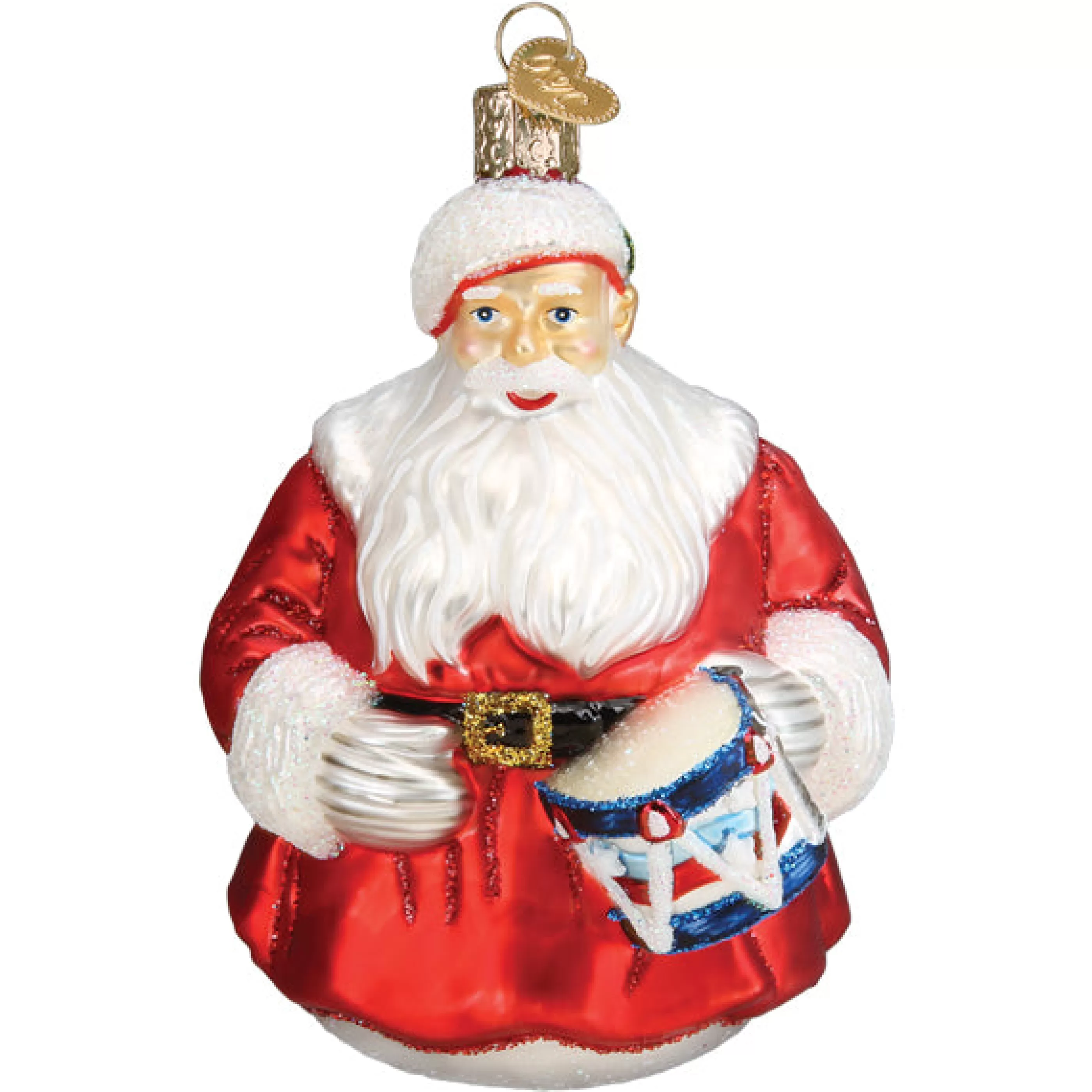 EAST WEST Norman Rockwell Iconic Santa Ornament