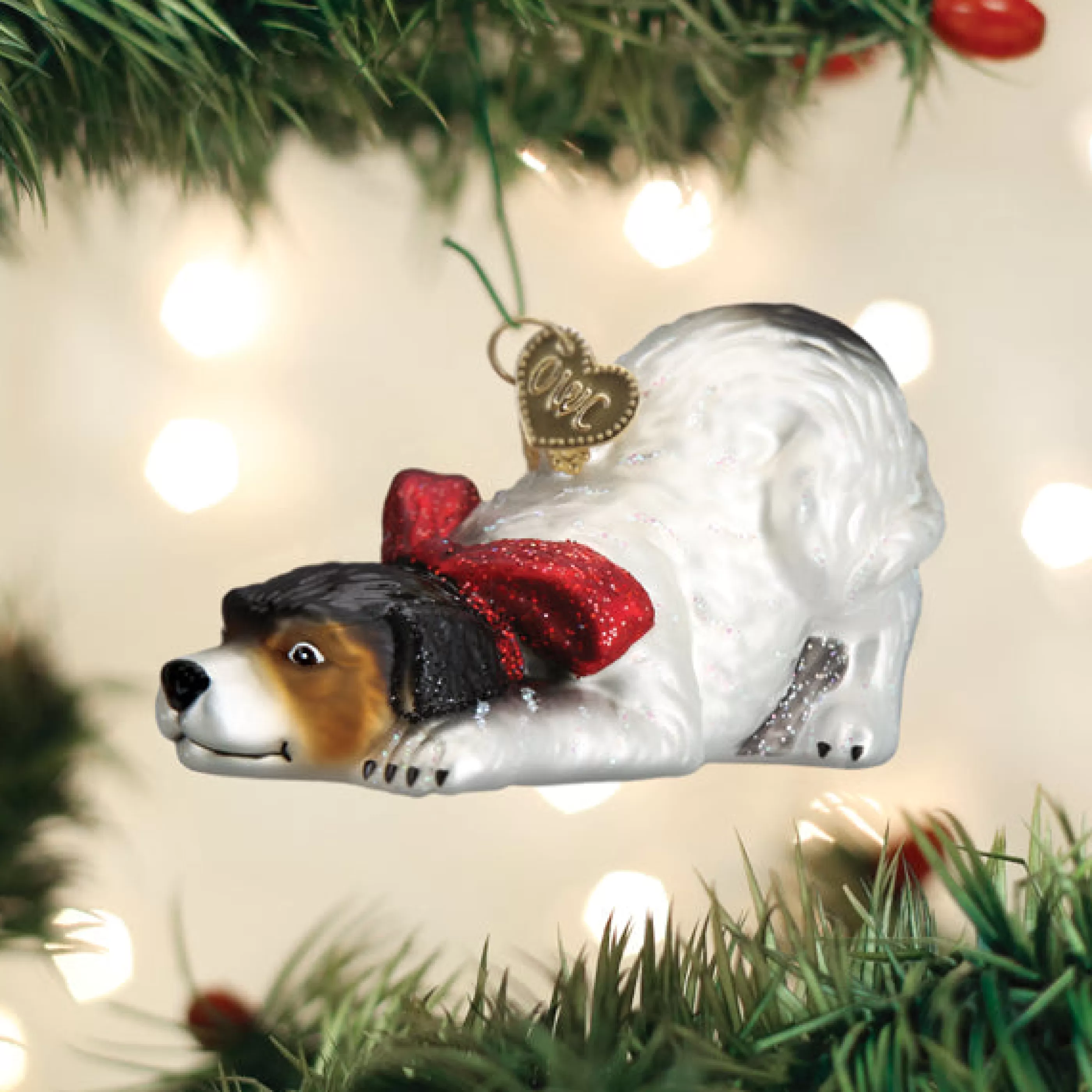 EAST WEST Norman Rockwell Signature Dog Ornament