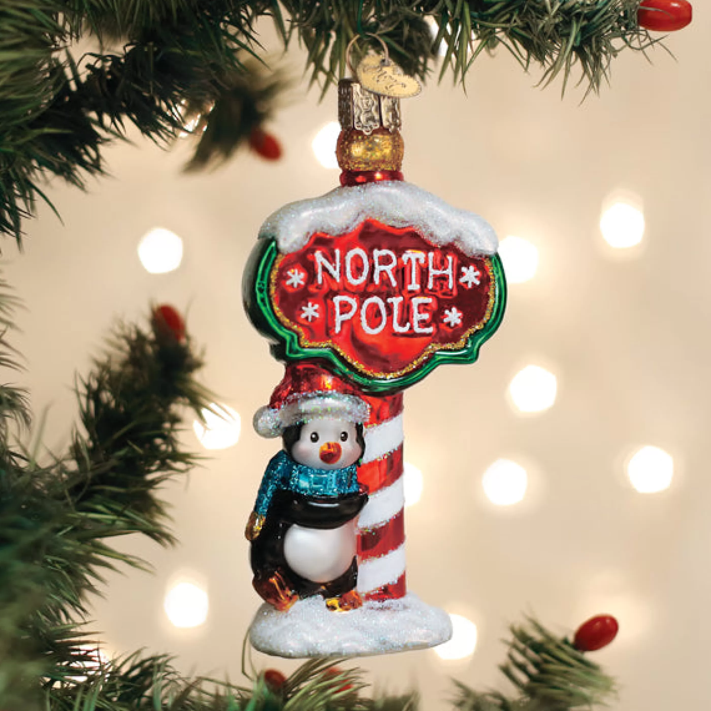 EAST WEST North Pole Ornament