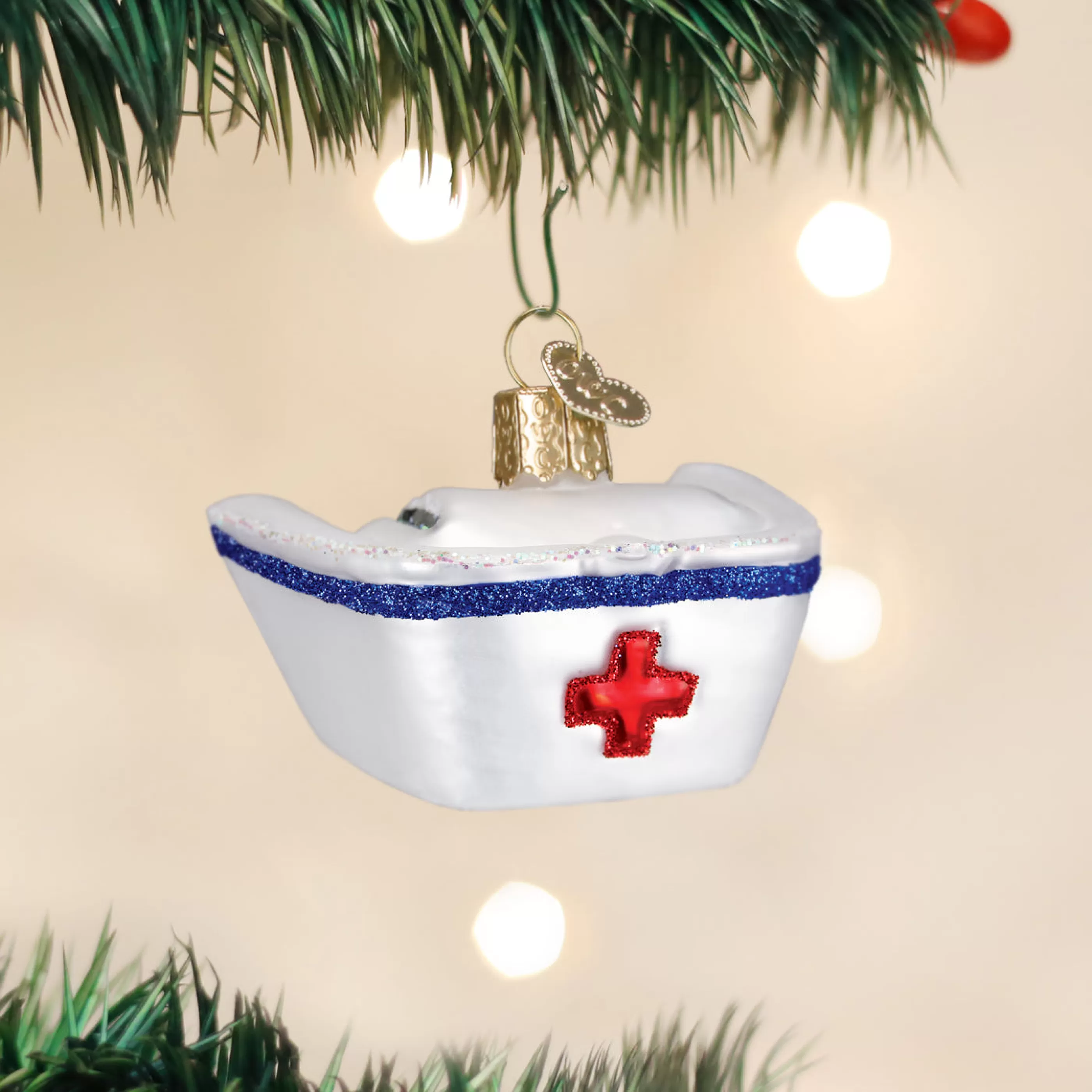 Kasa World Ltd Nurse's Cap Ornament