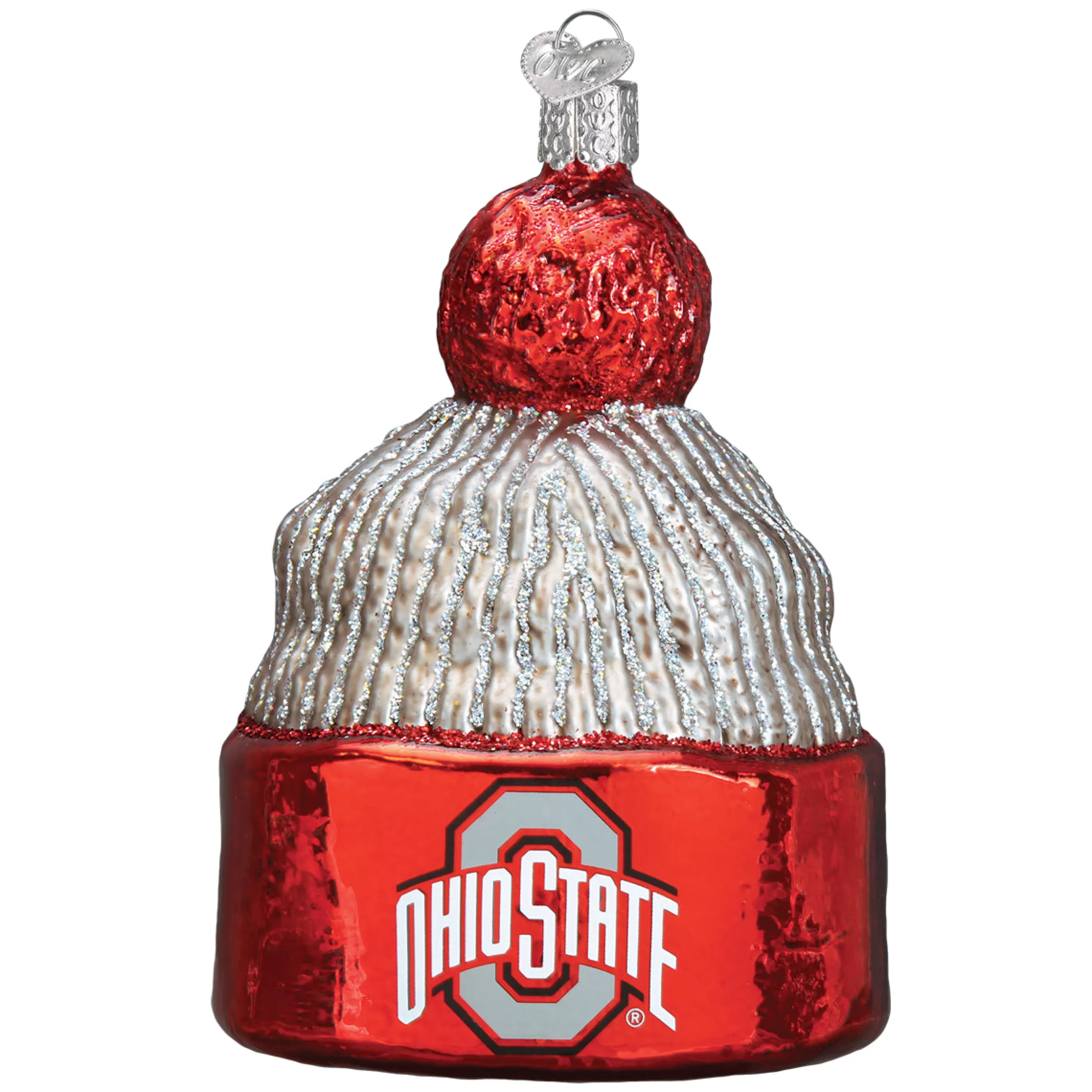 EAST WEST Ohio State Beanie Ornament